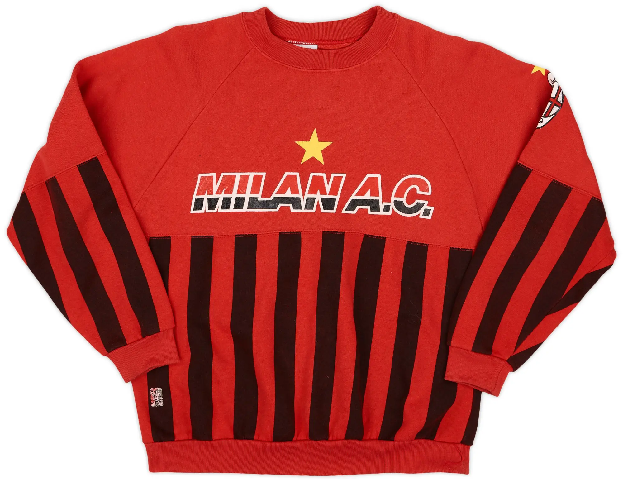 Hoodies/Sweat Tops 1990-91 AC Milan Le Felpe Dei Grandi Club Sweat Top - 6/10 - (M)