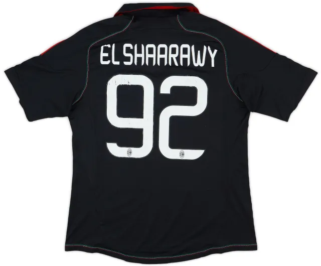 adidas サッカーシャツ Ac Milan adidas 2012-13 AC Milan Third Shirt El Shaarawy #92 - 5/10 - (L