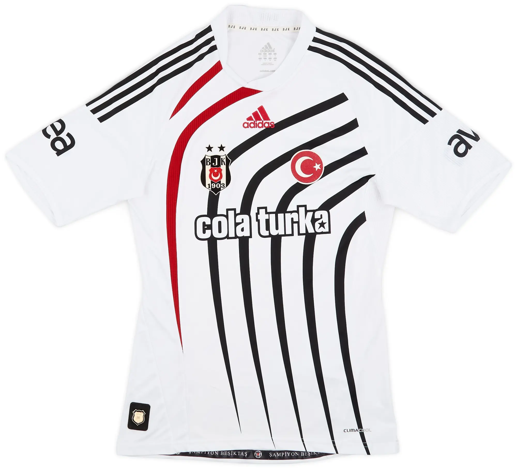 adidas 2009-10 Besiktas Home Shirt - 6/10 - (S)