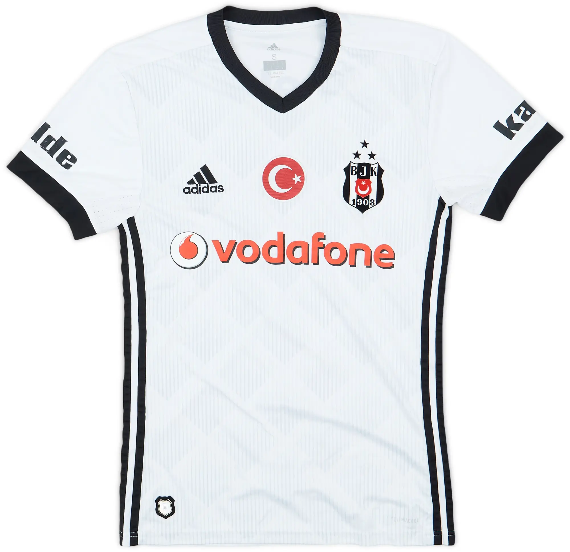 adidas 2017-18 Besiktas Home Shirt - 7/10 - (S)