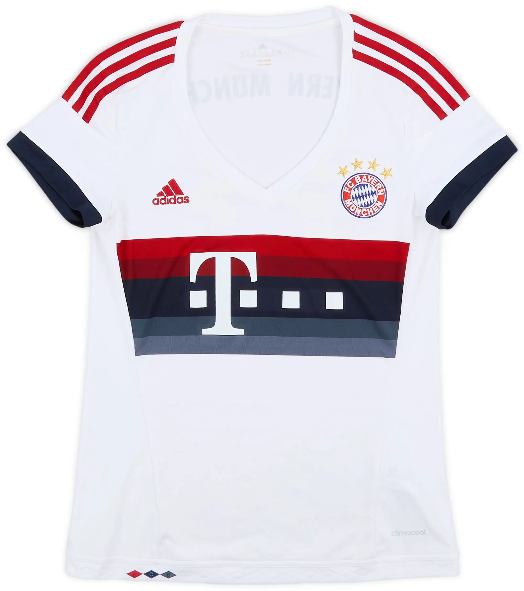 adidas 2015-16 Bayern Munich Away Shirt - 9/10 - (Women's S)