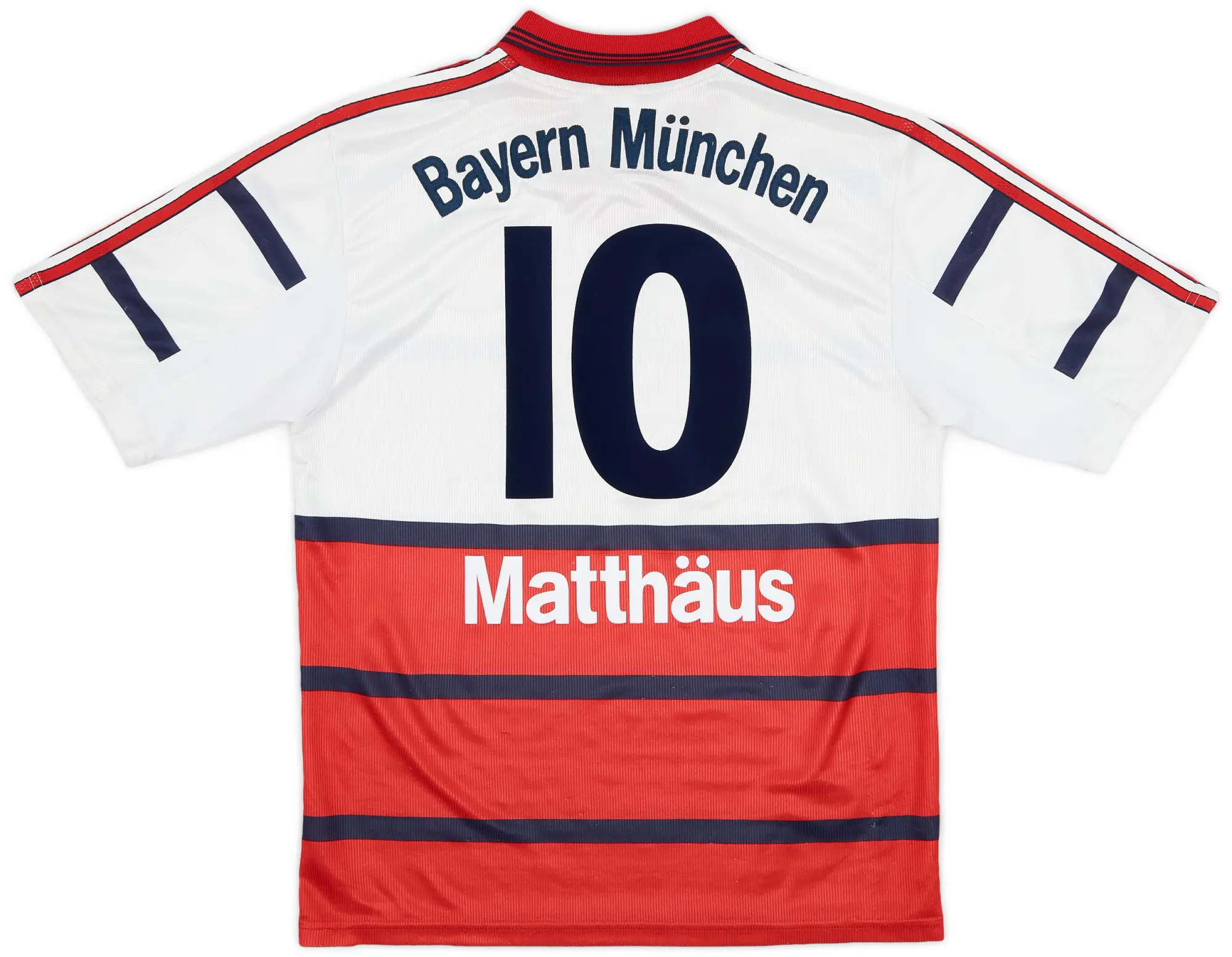 adidas 1998-00 Bayern Munich Away Shirt Matthaus #10 - 5/10 - (S)