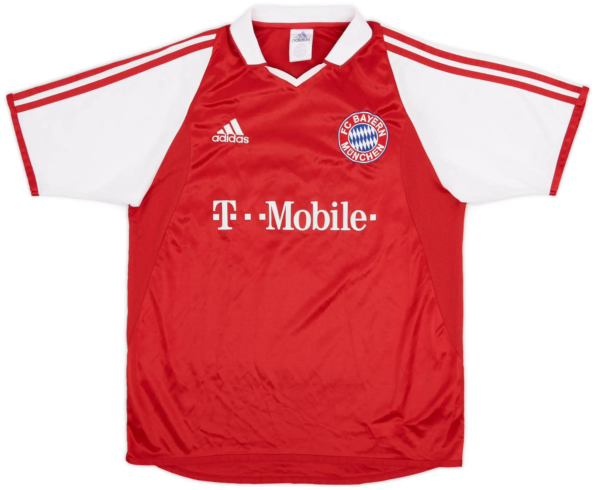 adidas 2003-04 Bayern Munich Home Shirt - 8/10 - (XL.Boys)