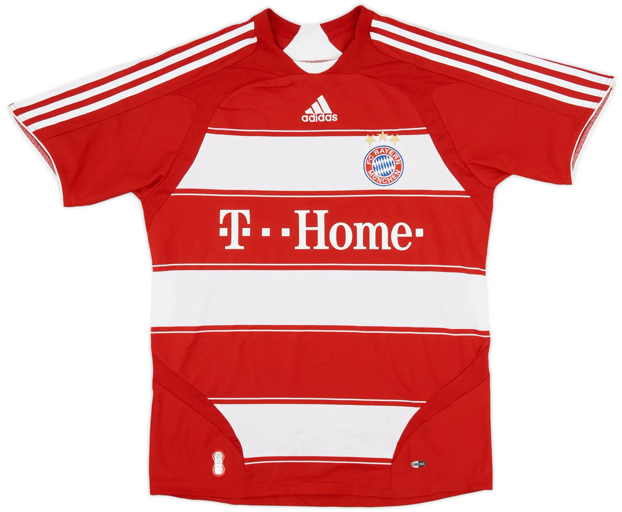 adidas 2007-08 Bayern Munich Home Shirt - 7/10 - (XL.Boys)