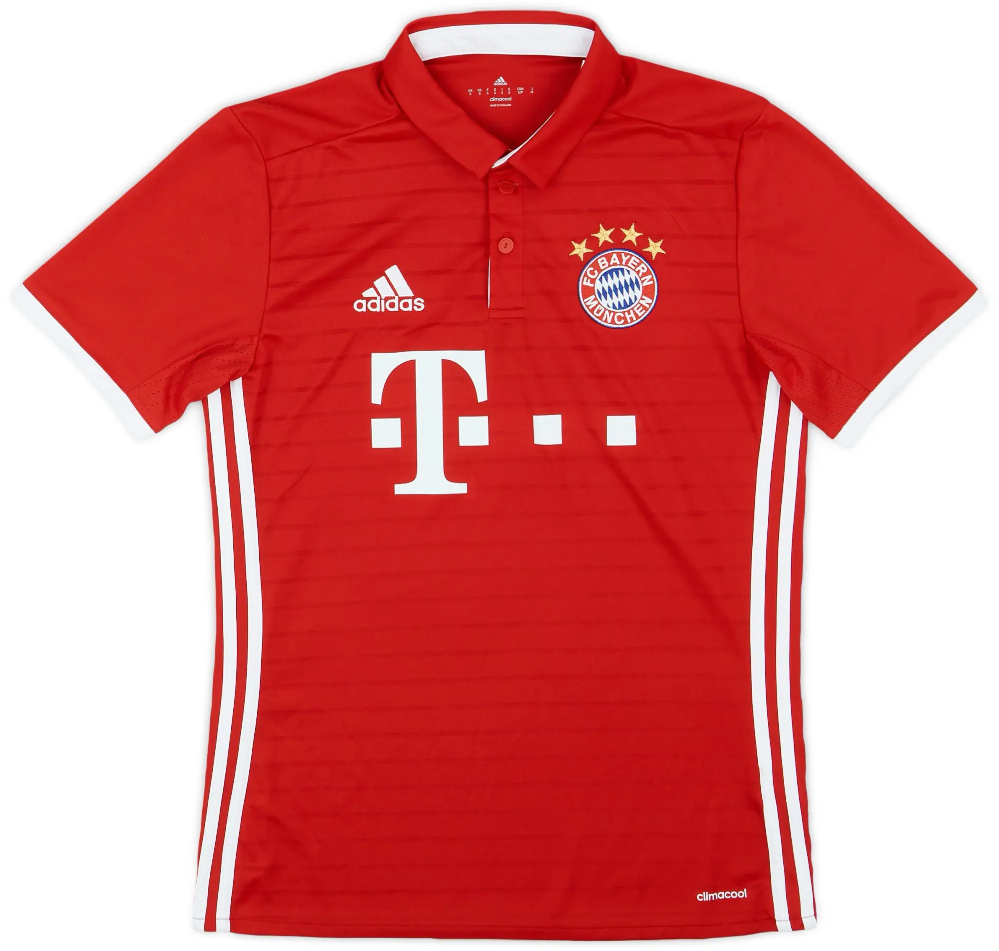 adidas 2016-17 Bayern Munich Home Shirt - 9/10 - (S)