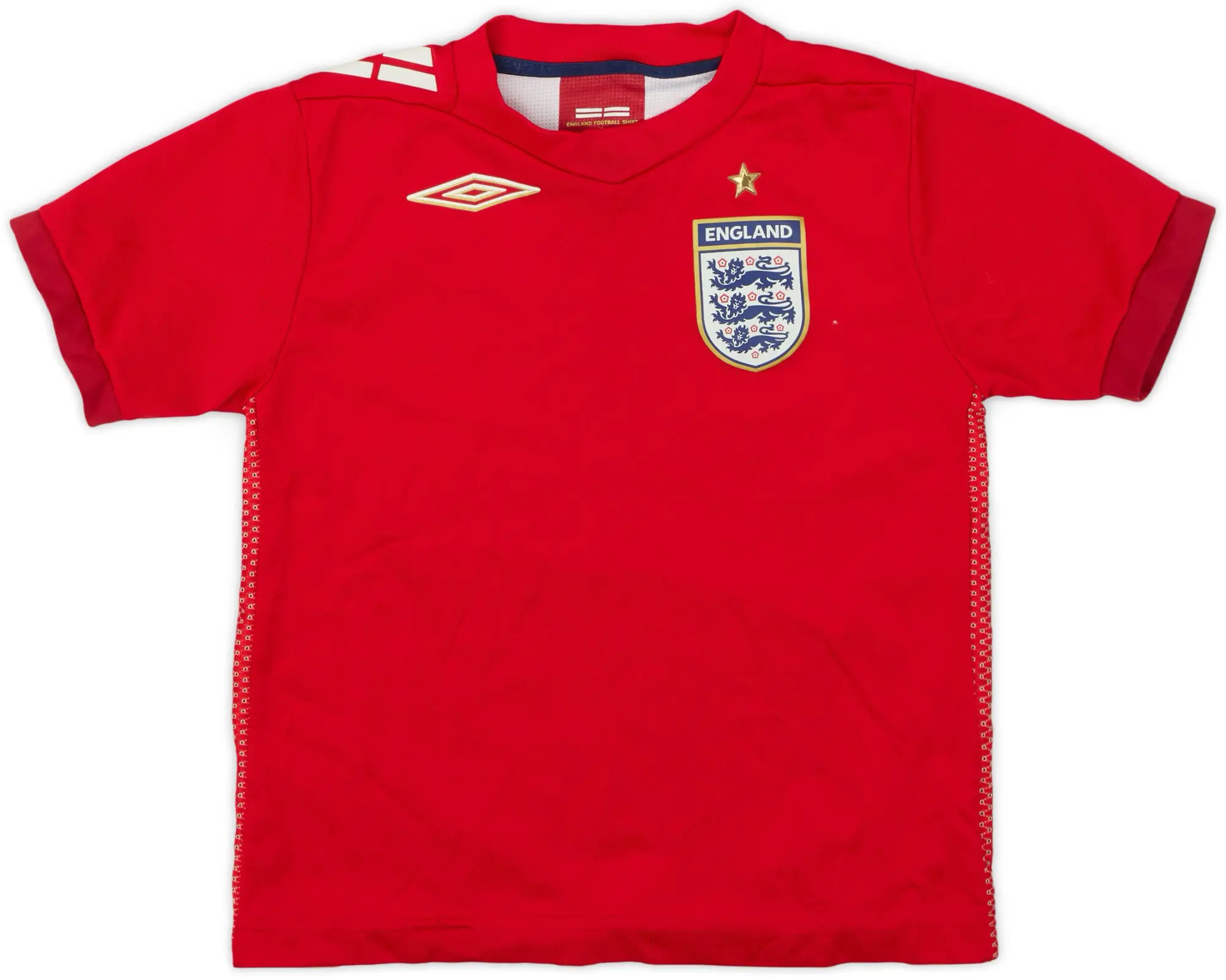 Umbro 2006-08 England Away Shirt - 8/10 - (XS.Boys)