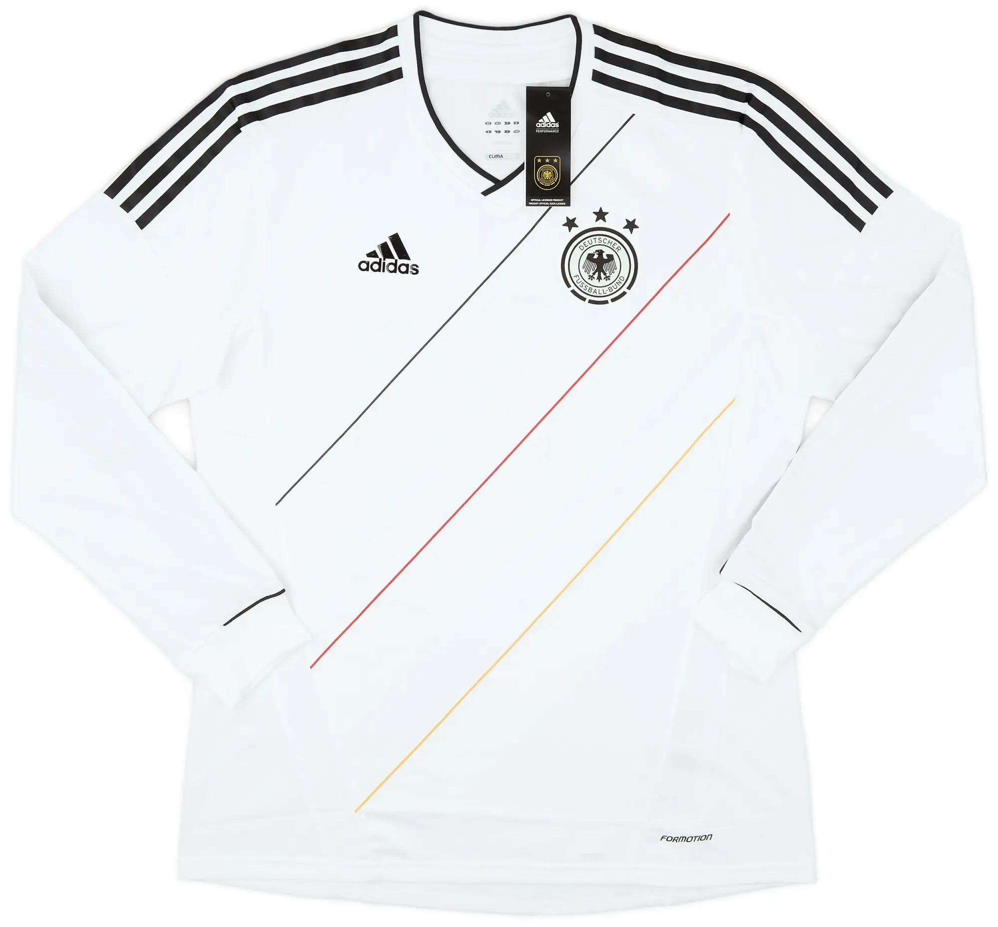 adidas 2012-13 Germany Player Issue Home L/S Shirt (XL)