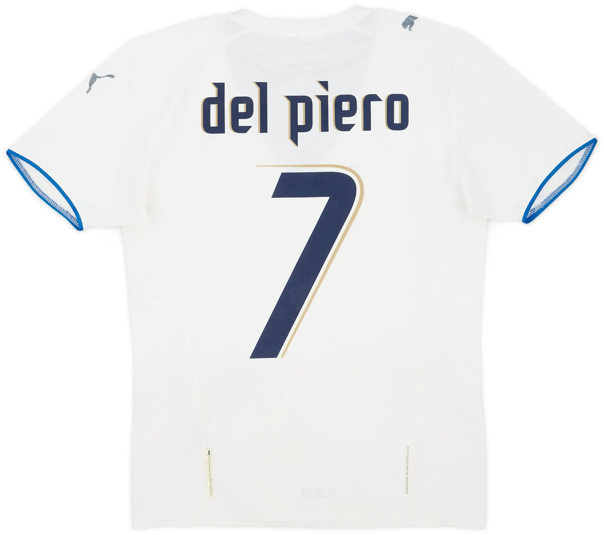Puma 2006 Italy Away Shirt Del Piero #7 - 5/10 - (M)