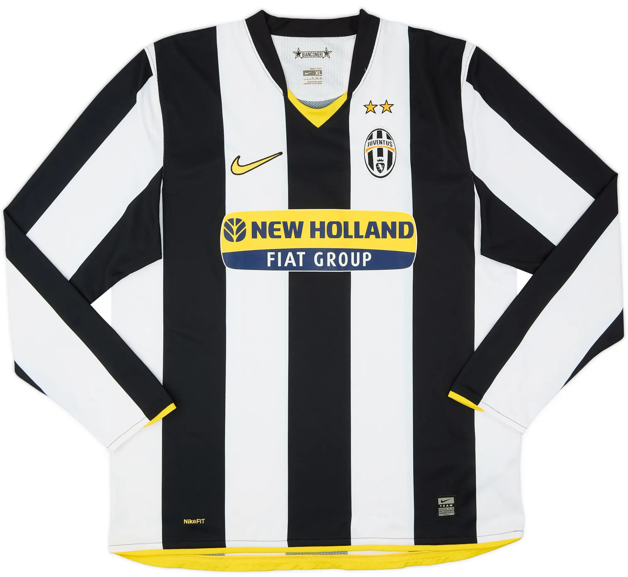 Nike 2008 09 Juventus Home L S Shirt 9 10 XL JUVH08 250 FOOTY.COM