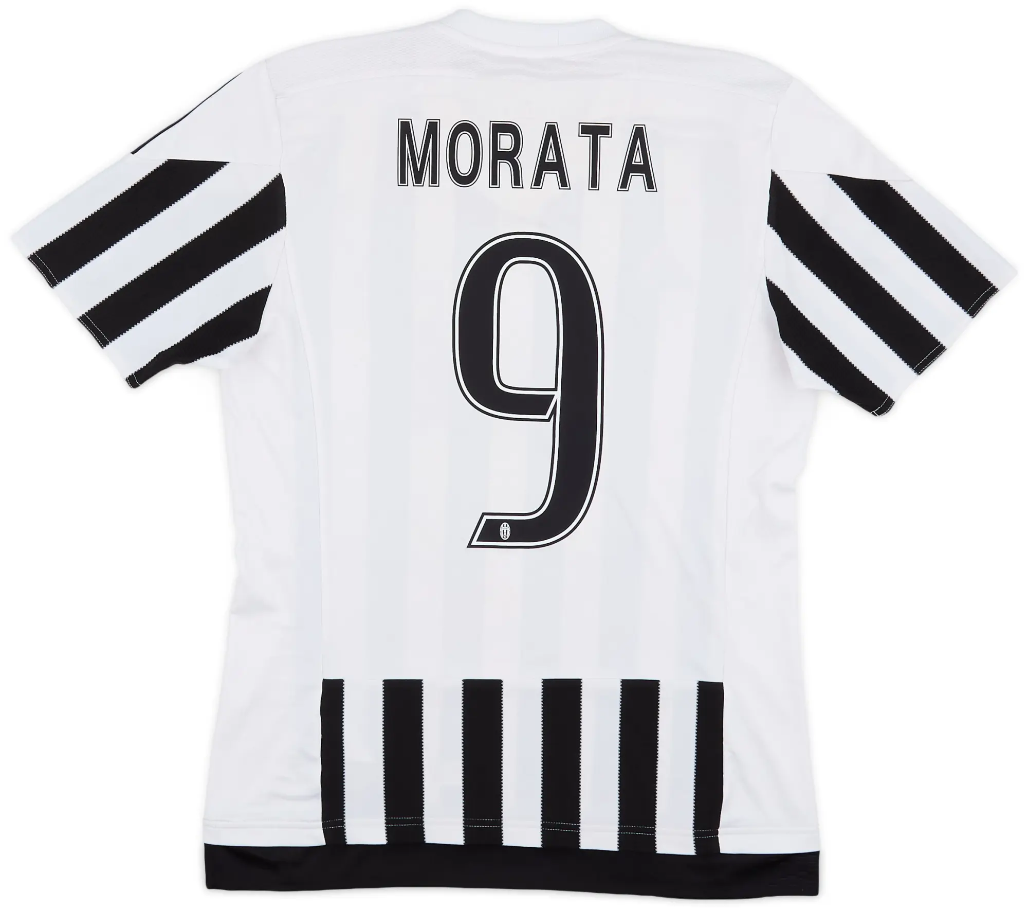 adidas 2015-16 Juventus Home Shirt Morata #9 - 7/10 - (M)