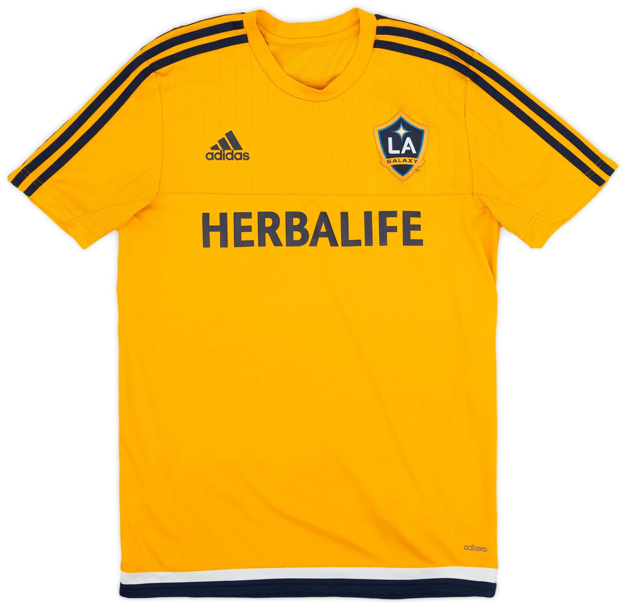 adidas 2014 15 LA Galaxy adizero Training Shirt 7 10 M LAXTR14654952used FOOTY.COM