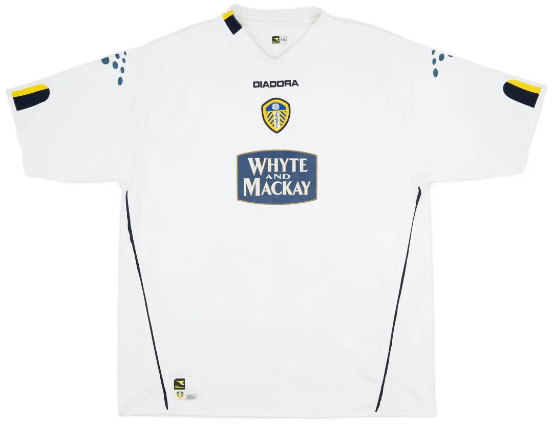 Diadora 2004-05 Leeds United Home Shirt - 7/10 - (XXL