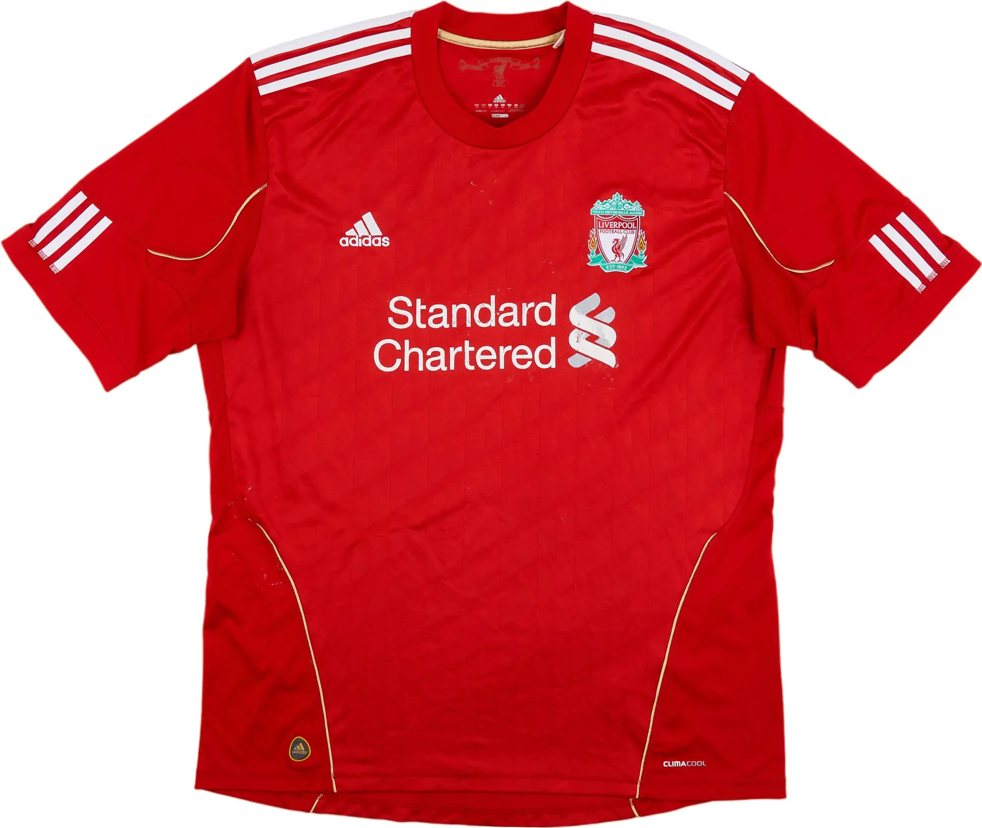 adidas 2010-12 Liverpool Home Shirt - 5/10 - (XL)