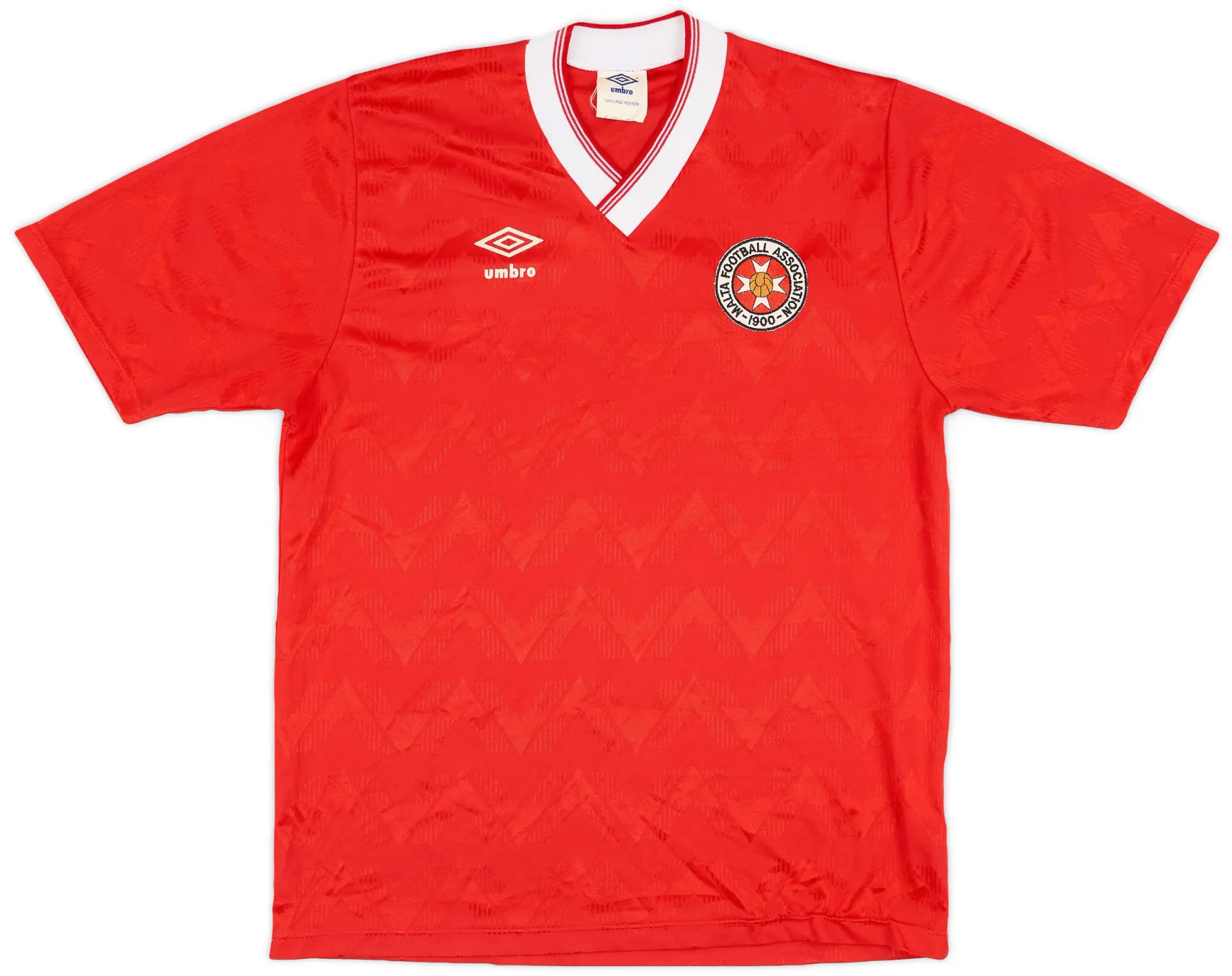 Umbro 1990 Malta Home Shirt - 8/10 - (M)