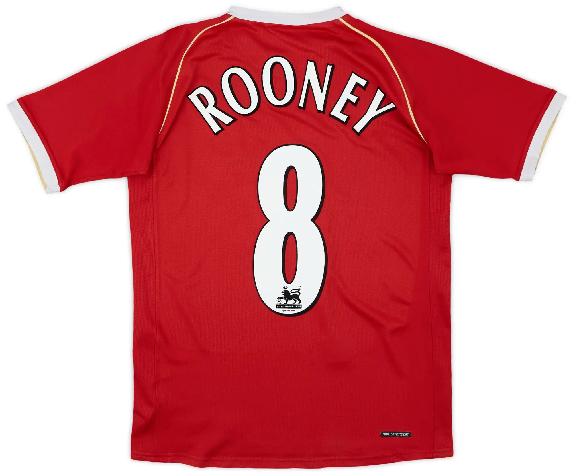 Nike 2006-07 Manchester United Home Shirt Rooney #8 - 7/10 - (XL.Boys)