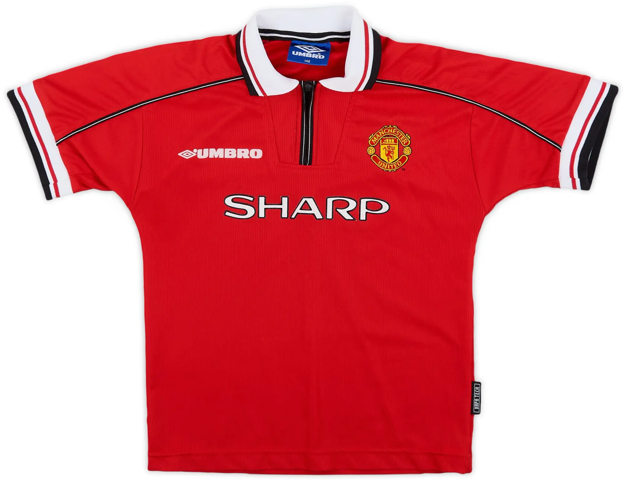 Umbro 1998-00 Manchester United Home Shirt - 8/10 - (M.Boys)