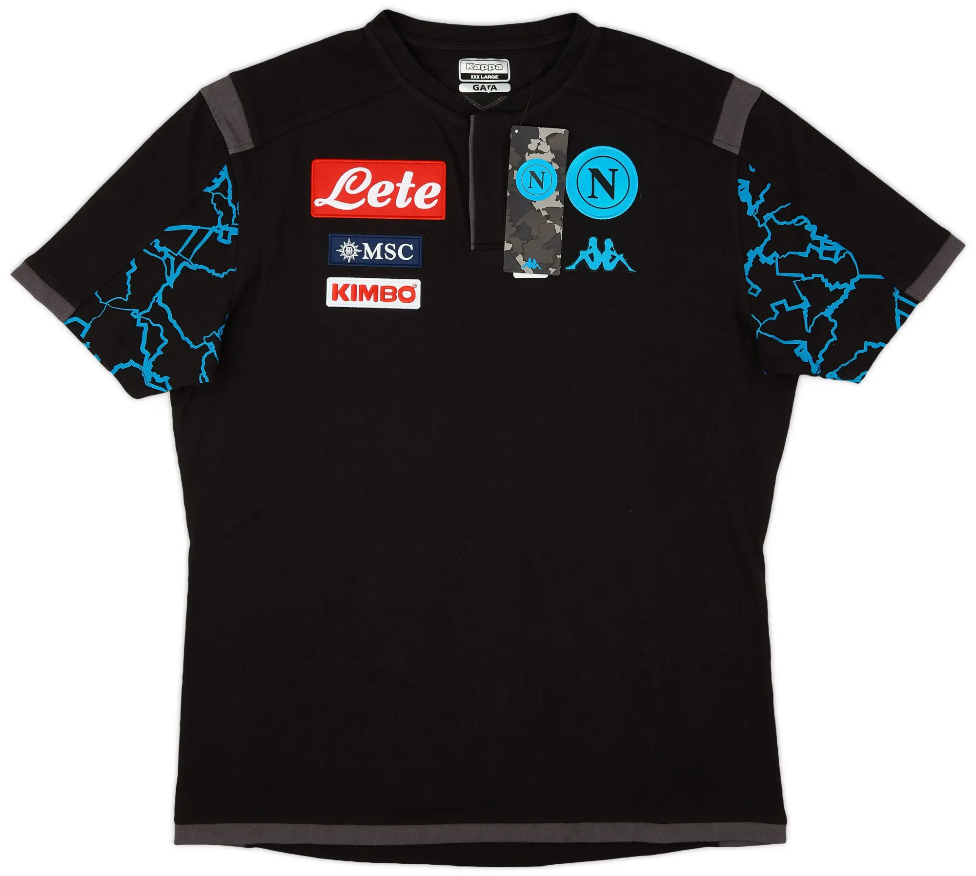 2019 20 Napoli Kappa Polo Shirt 3XL NAPTR19814824used FOOTY.COM