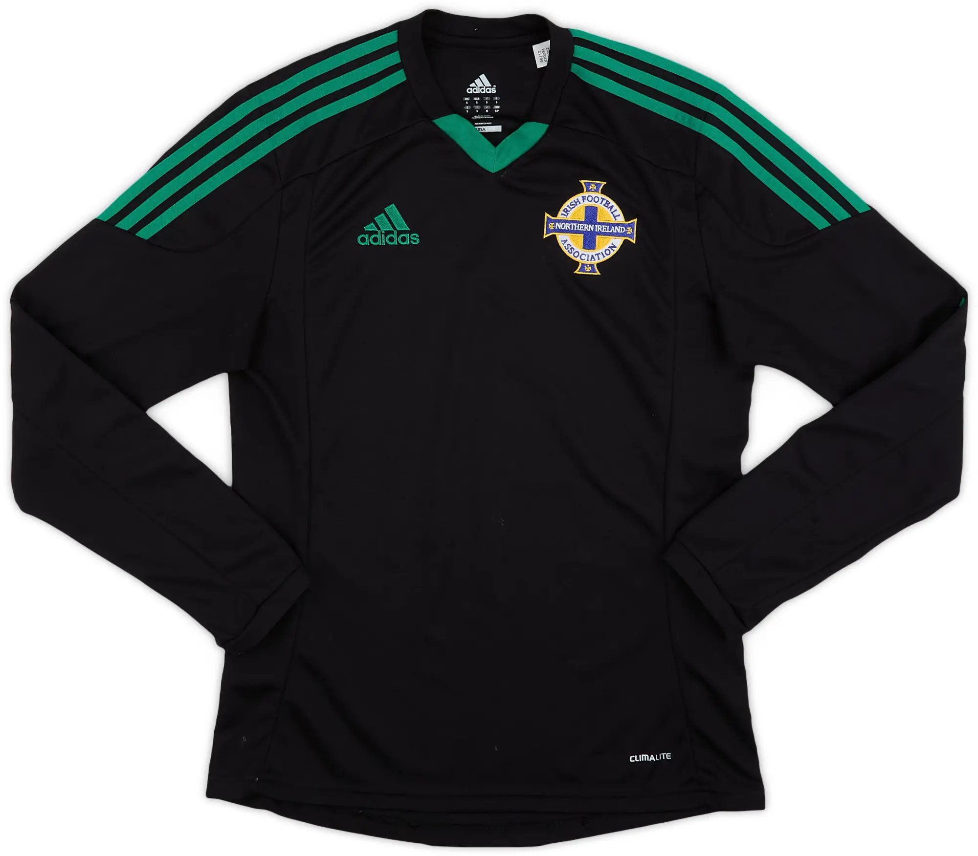 adidas 2012-14 Northern Ireland Away L/S Shirt - 8/10 - (S)