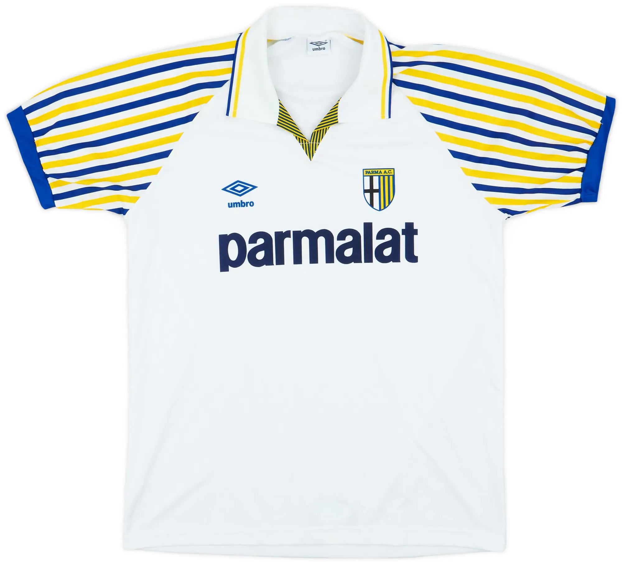 Umbro 1990-91 Parma Home Shirt - 7/10 - (L)