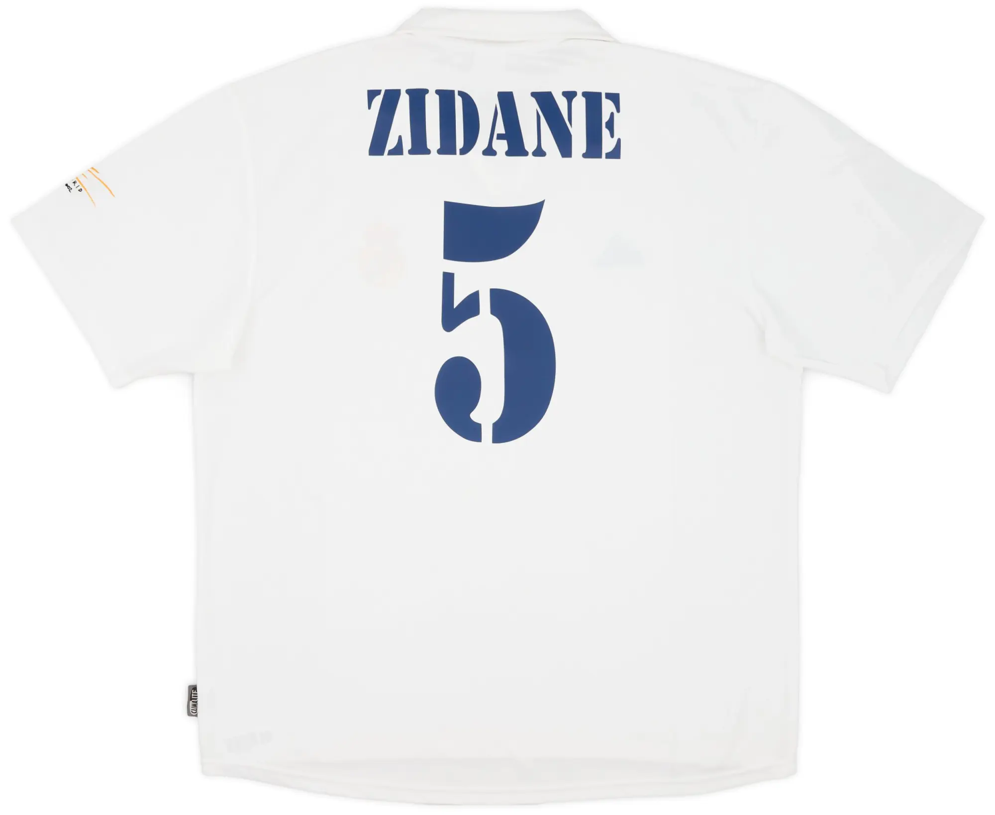 adidas 2001 Real Madrid Home Shirt Zidane #5 - 8/10 - (XL)