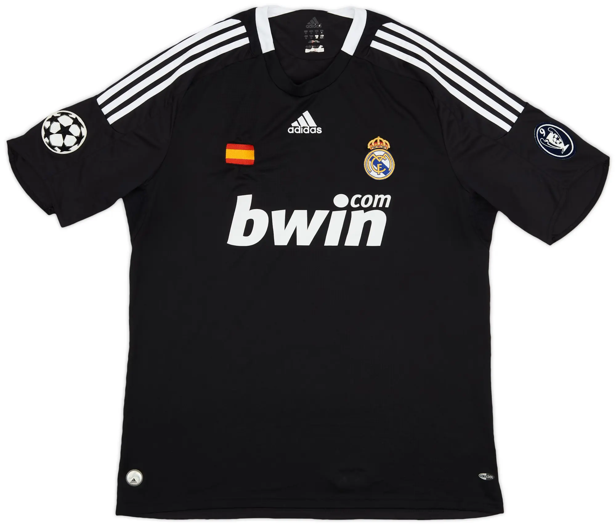 adidas 2008-09 Real Madrid CL Third Shirt - 8/10 - (XL)