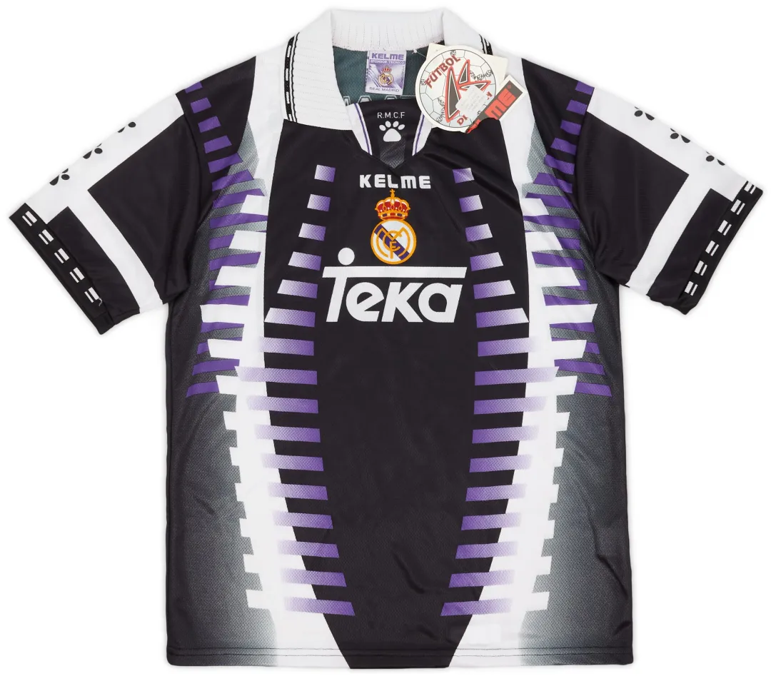 Kelme 1997-98 Real Madrid Third Shirt Roberto Carlos #3 (XL.Boys