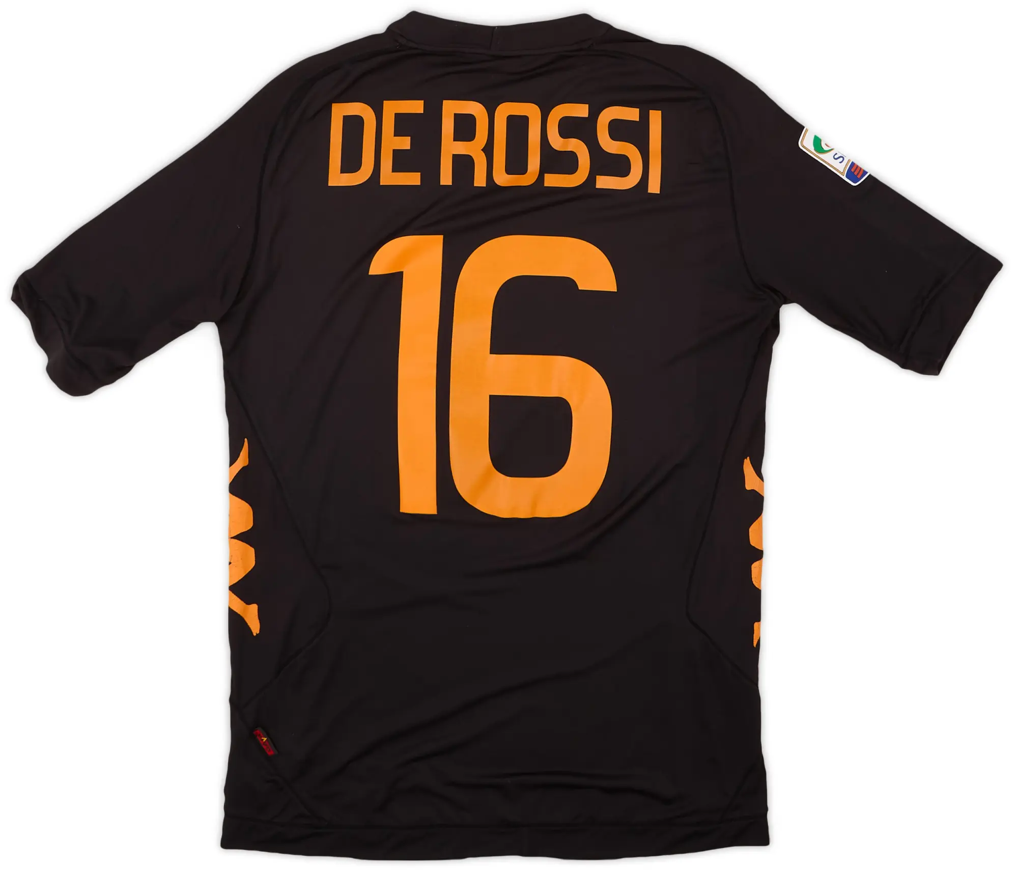 き*め様 ASローマ DE ROSSI 16番 シャツ Kappa 2007-08 Roma Kappa Home Shirt De Rossi #16 *As New* XXL
