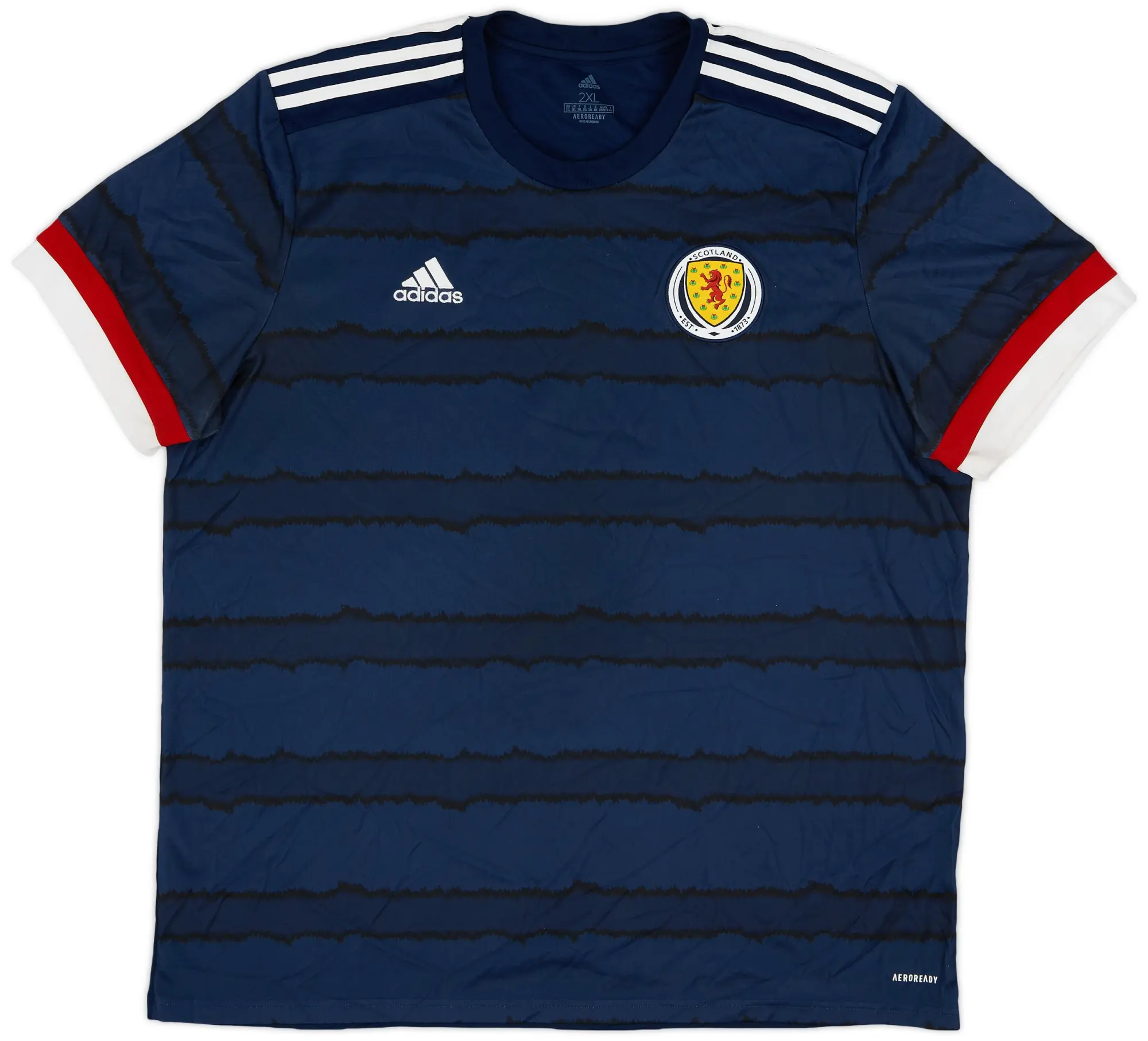 adidas 2020-22 Scotland Home Shirt - 8/10 - (XXL)