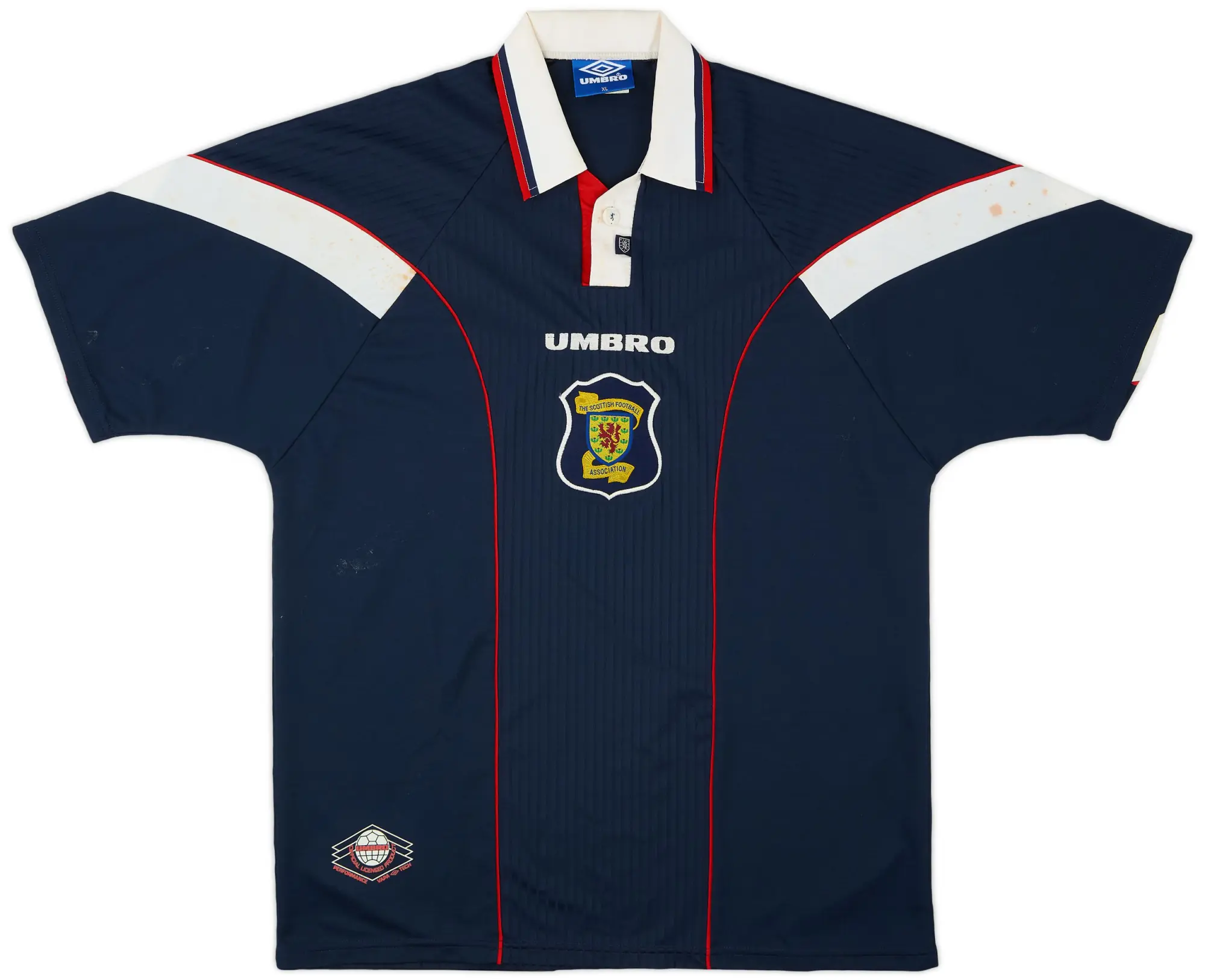Umbro 1996-98 Scotland Home Shirt - 5/10 - (XL)
