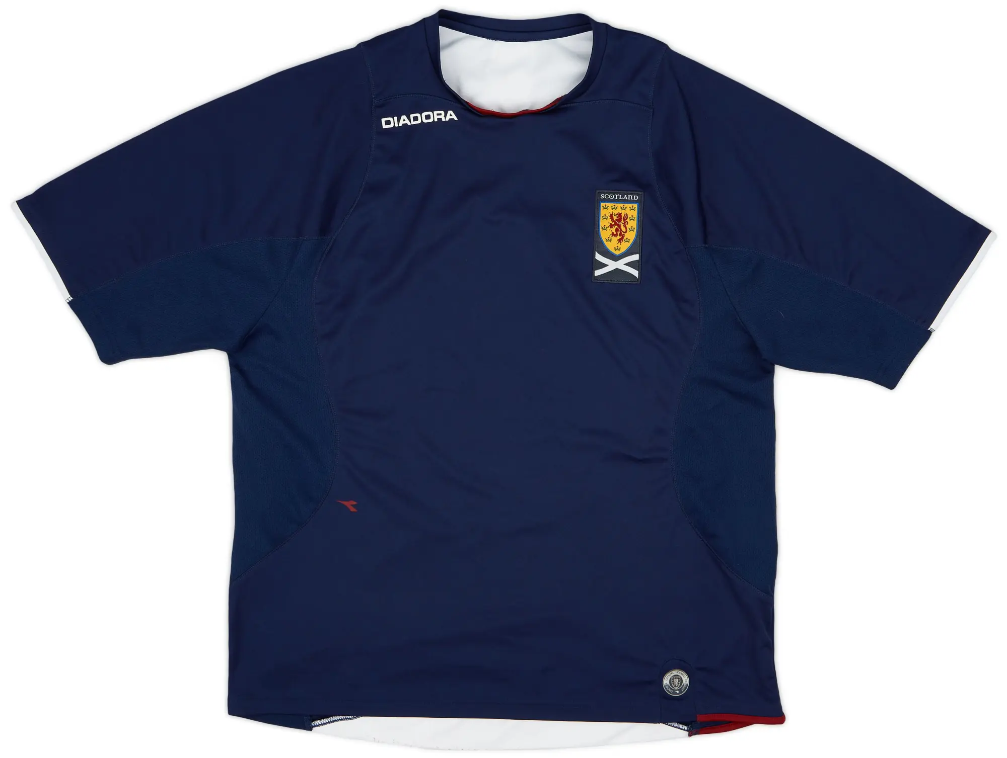 2007-08 Scotland Diadora Training Shirt - 7/10 - (L)