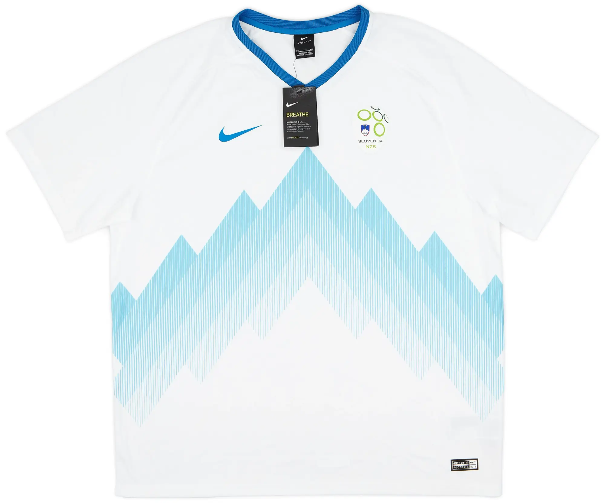 Nike 2018-19 Slovenia Basic Home Shirt (XXL)