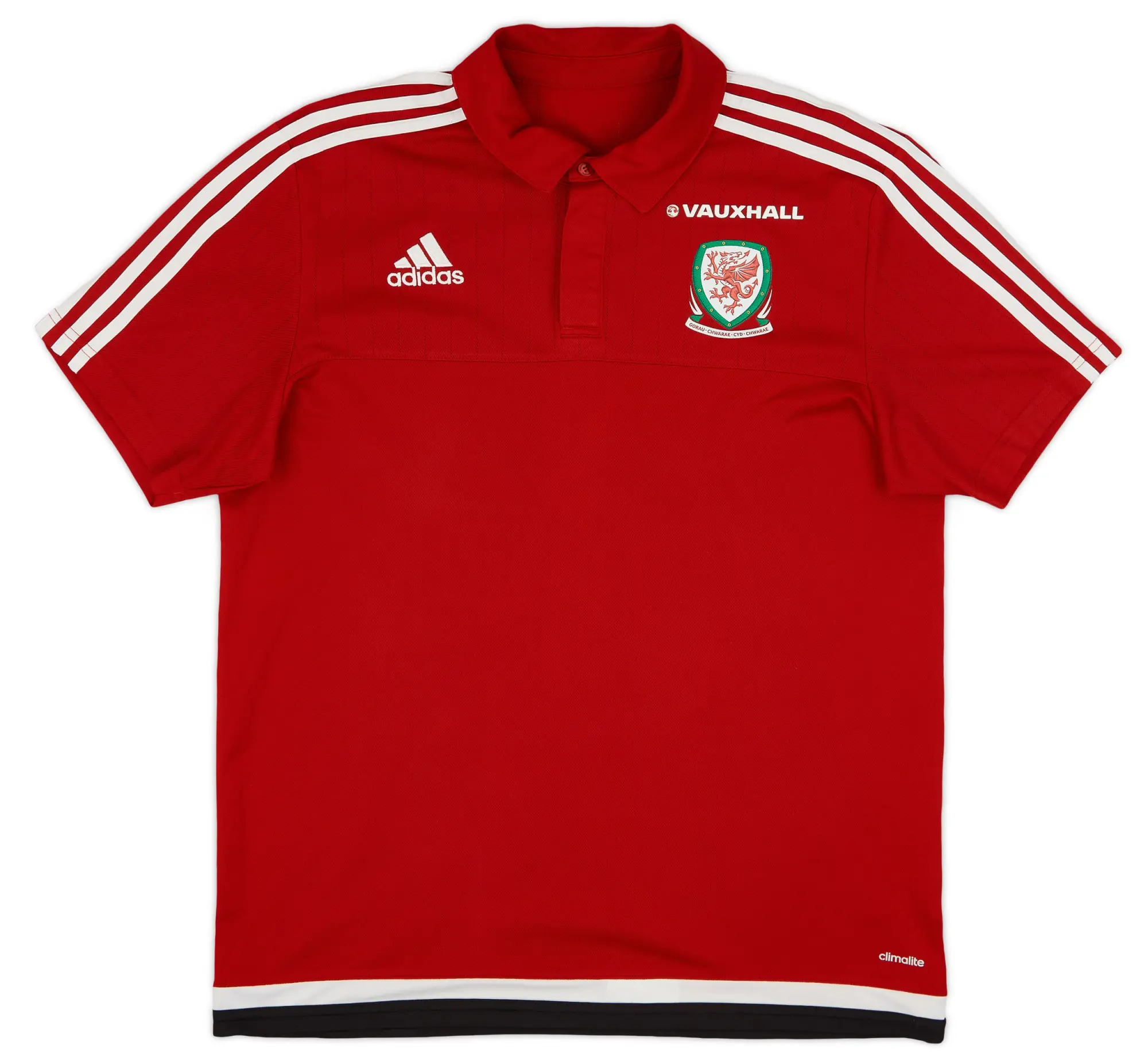 2016-17 Wales adidas Polo Shirt - 8/10 - (L)