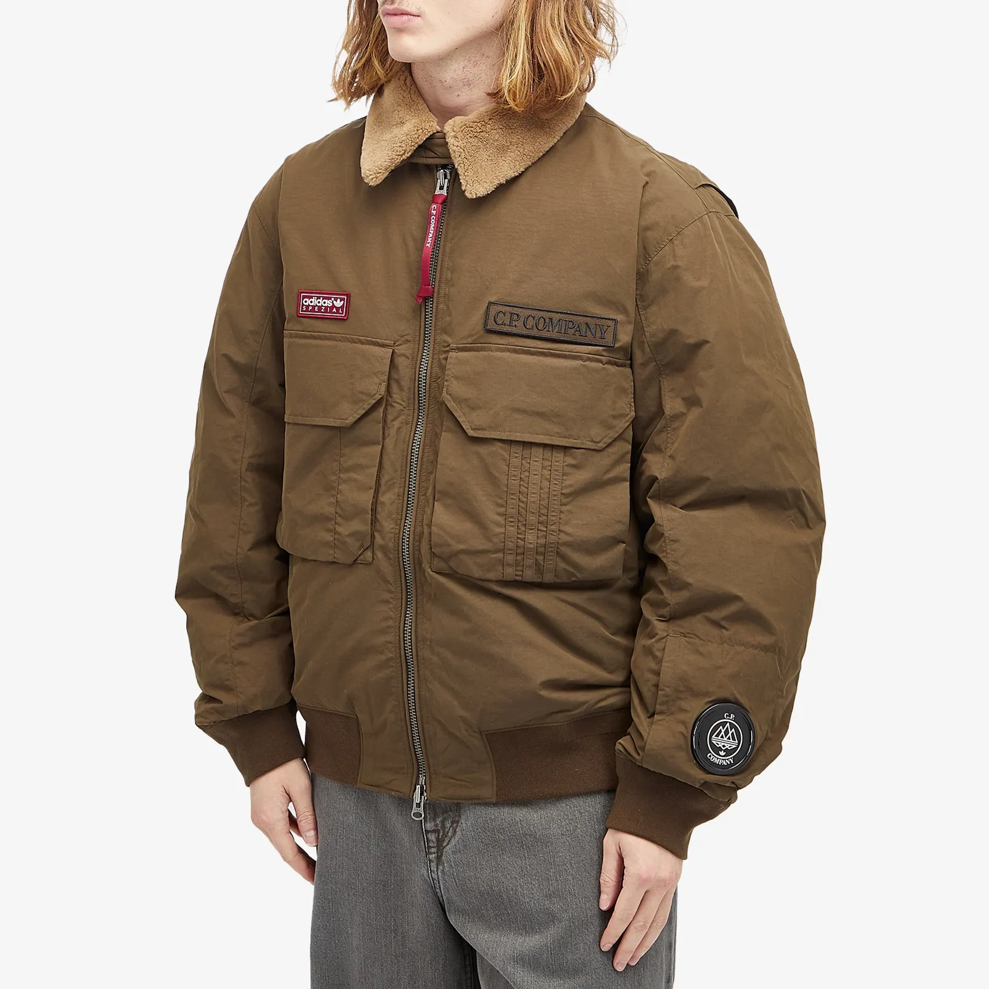 adidas Originals Adidas Men's x C.P. Company SPZL Flying Jacket