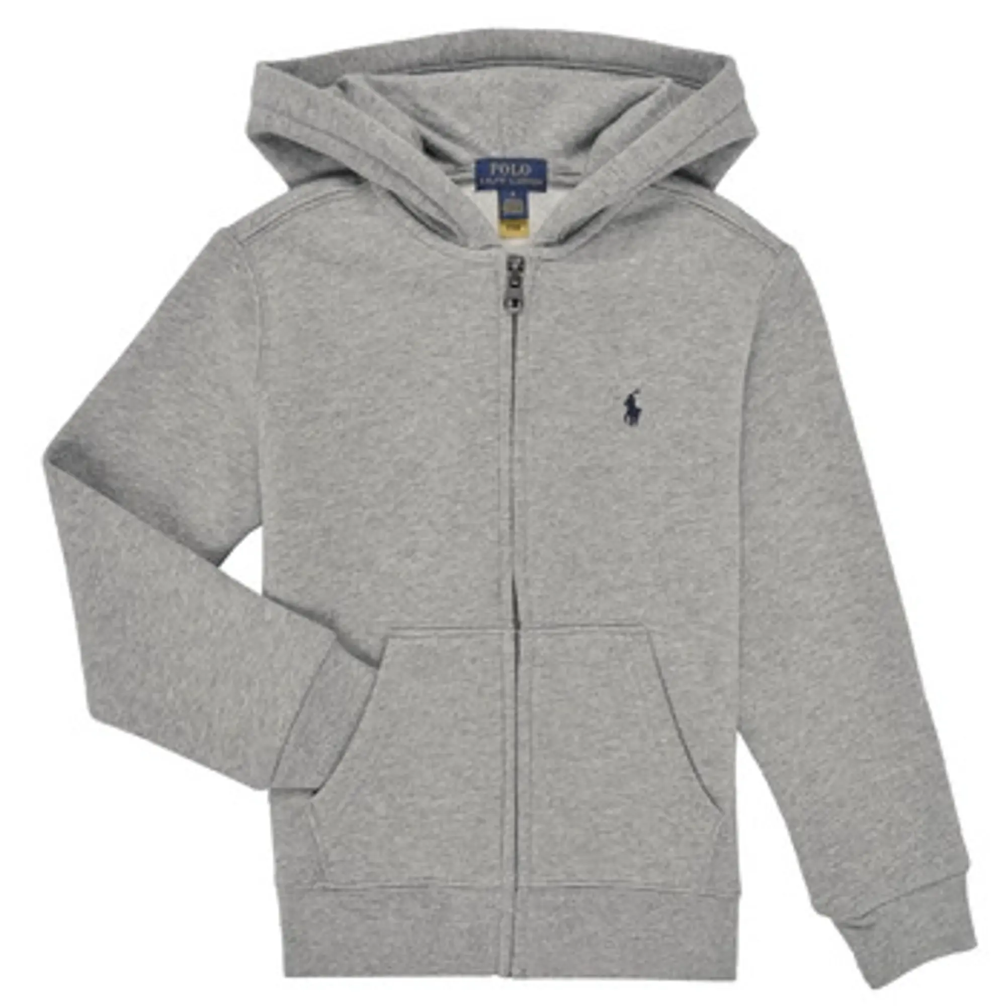 POLO RALPH LAUREN Boy'S Logo Full Zip Hoodie - Grey