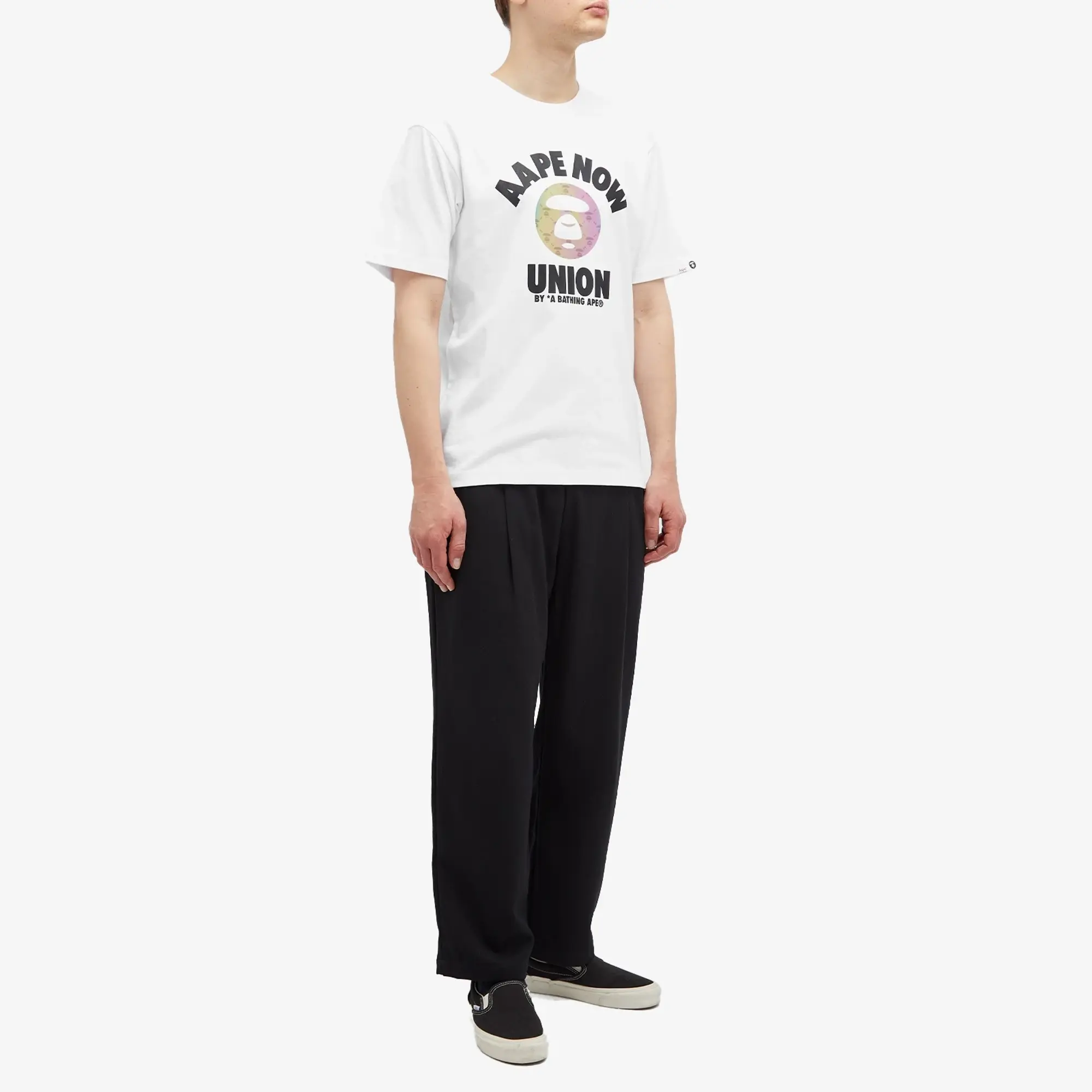 AAPE By A Bathing Ape Now T-Shirt, White