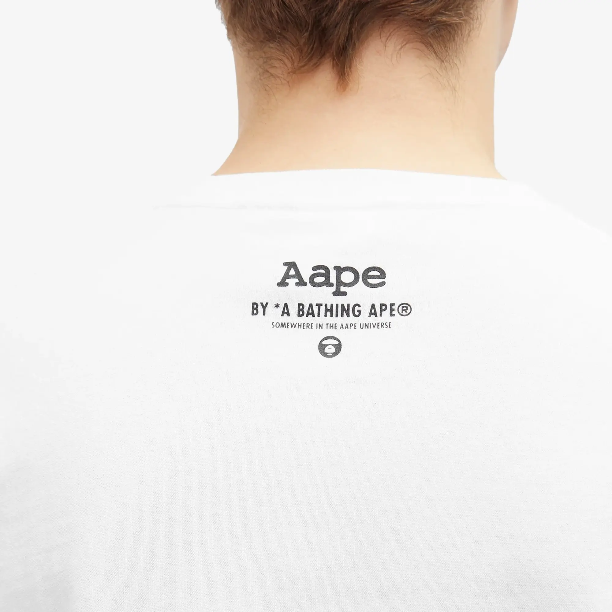 AAPE By A Bathing Ape Now T-Shirt, White