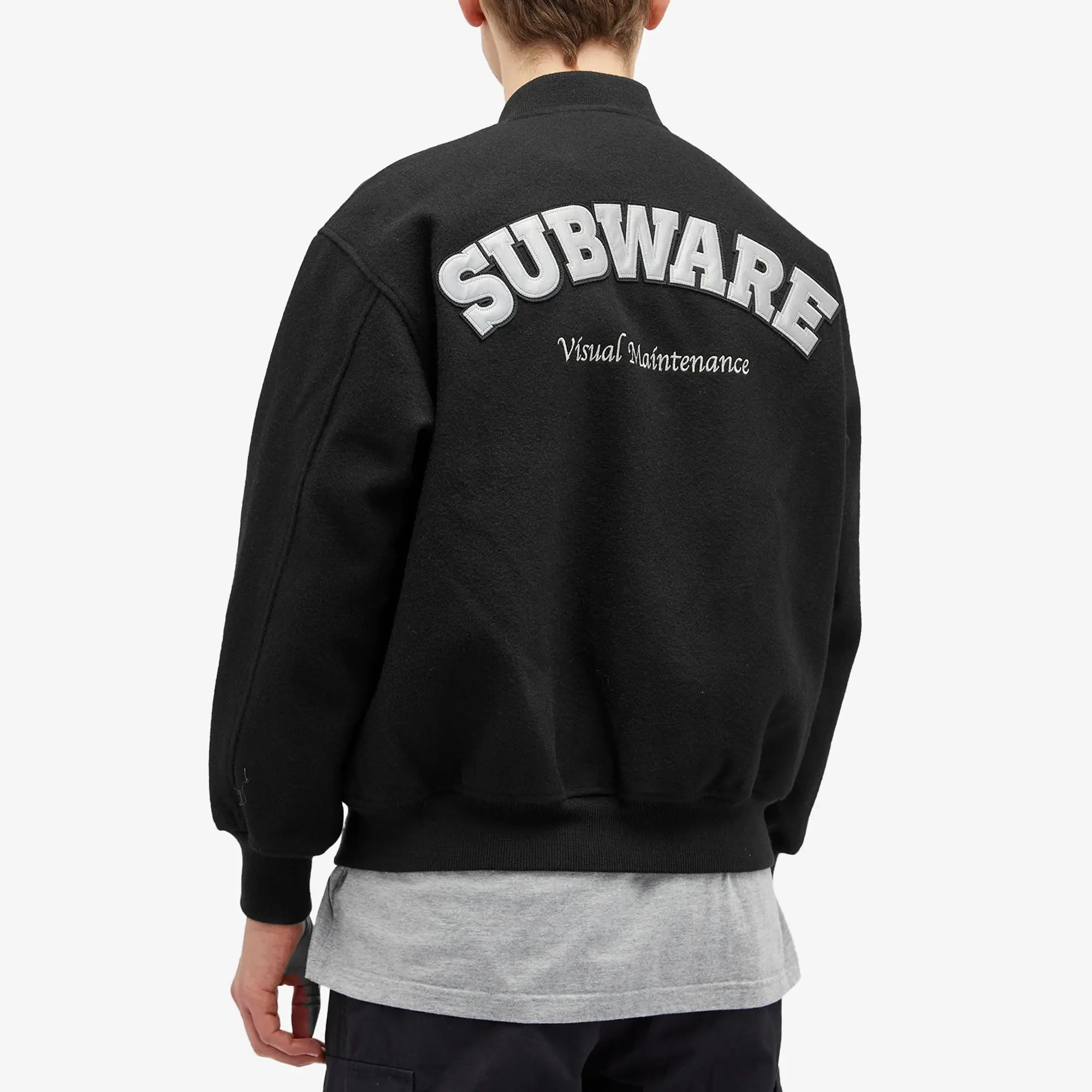 Neighborhood Men's x Subware Stadium Jacket Black