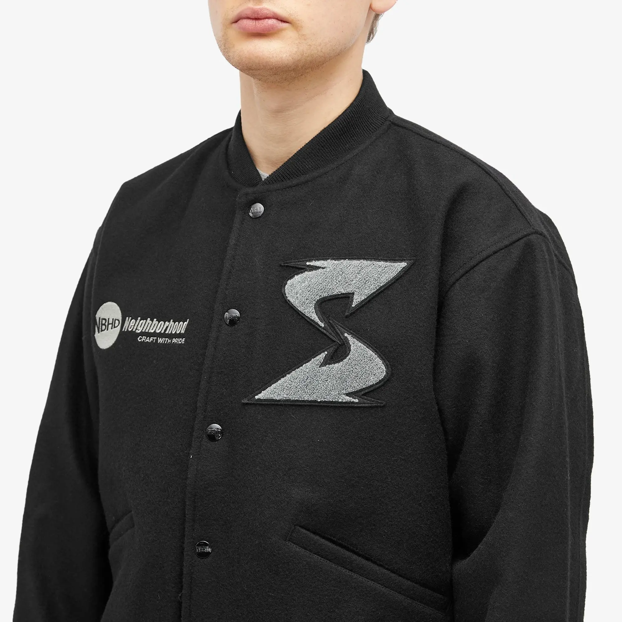 Neighborhood Men's x Subware Stadium Jacket Black