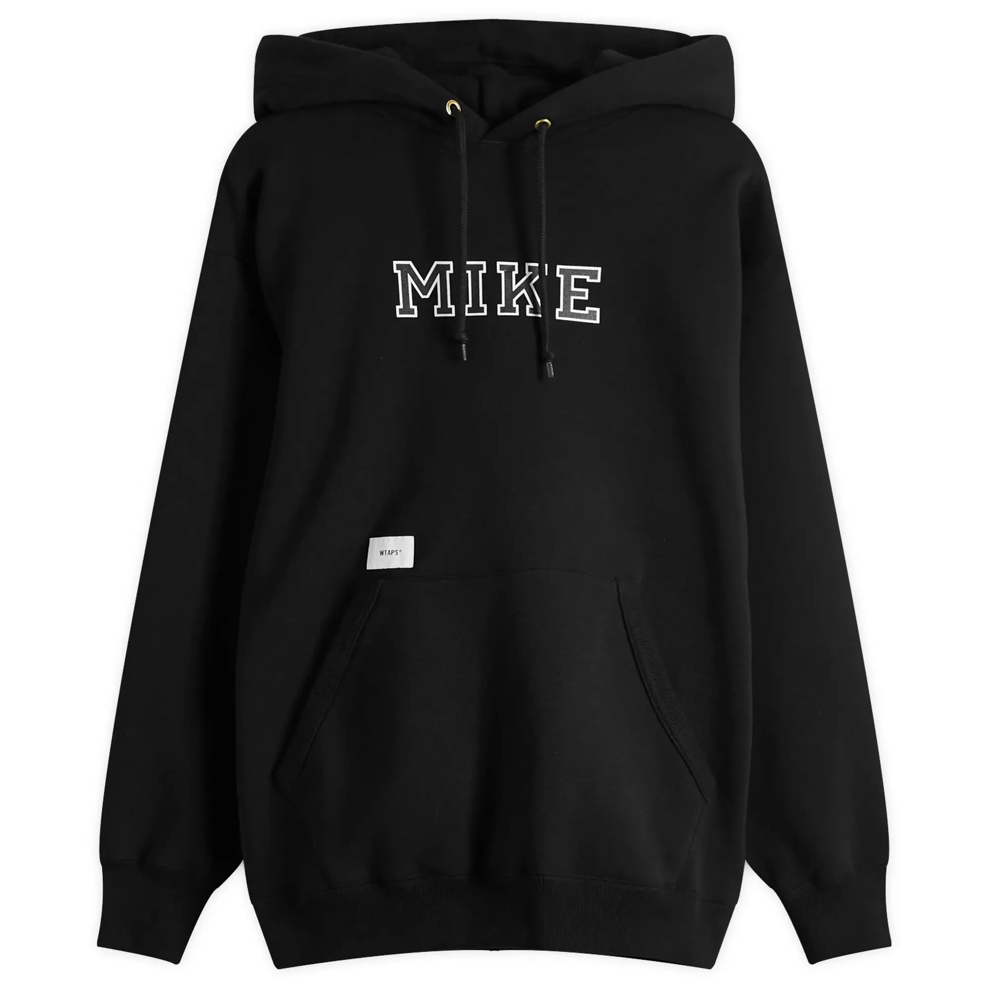 WTAPS Men's 19 Phonetic Print Hoodie Black