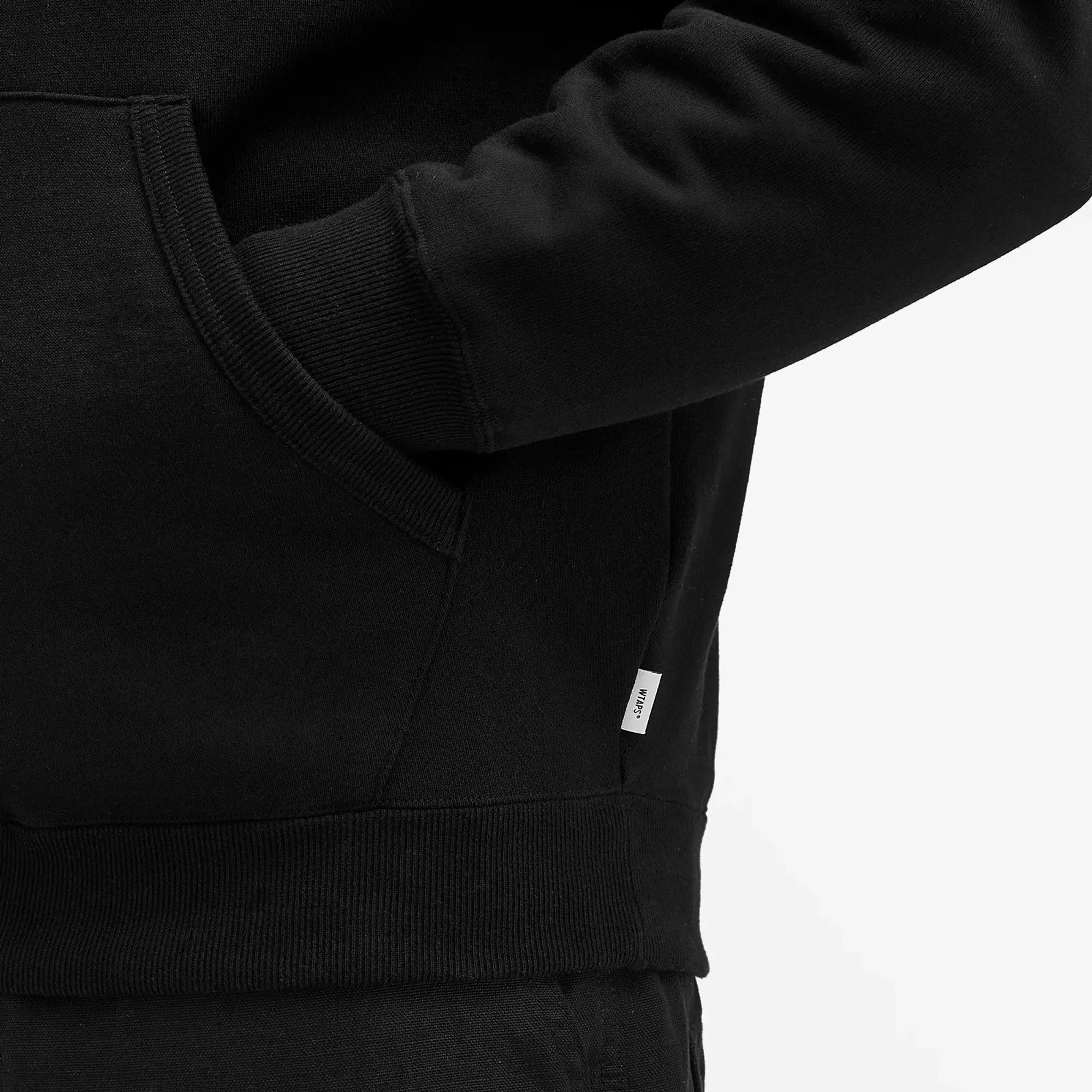 WTAPS Men's 19 Phonetic Print Hoodie Black