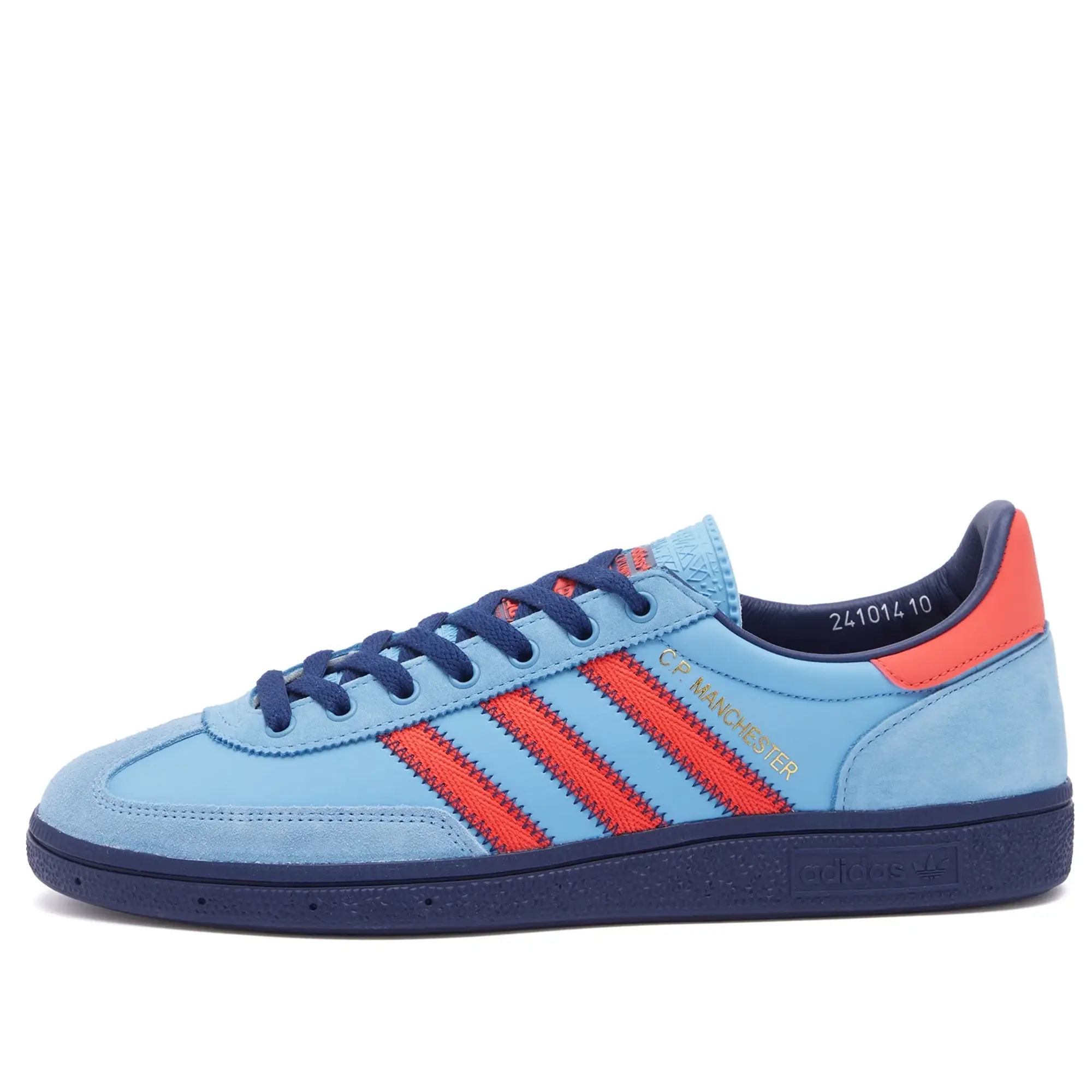 Adidas x C.P. Company SPZL Manchester Sneaker Light Blue/Bright Red