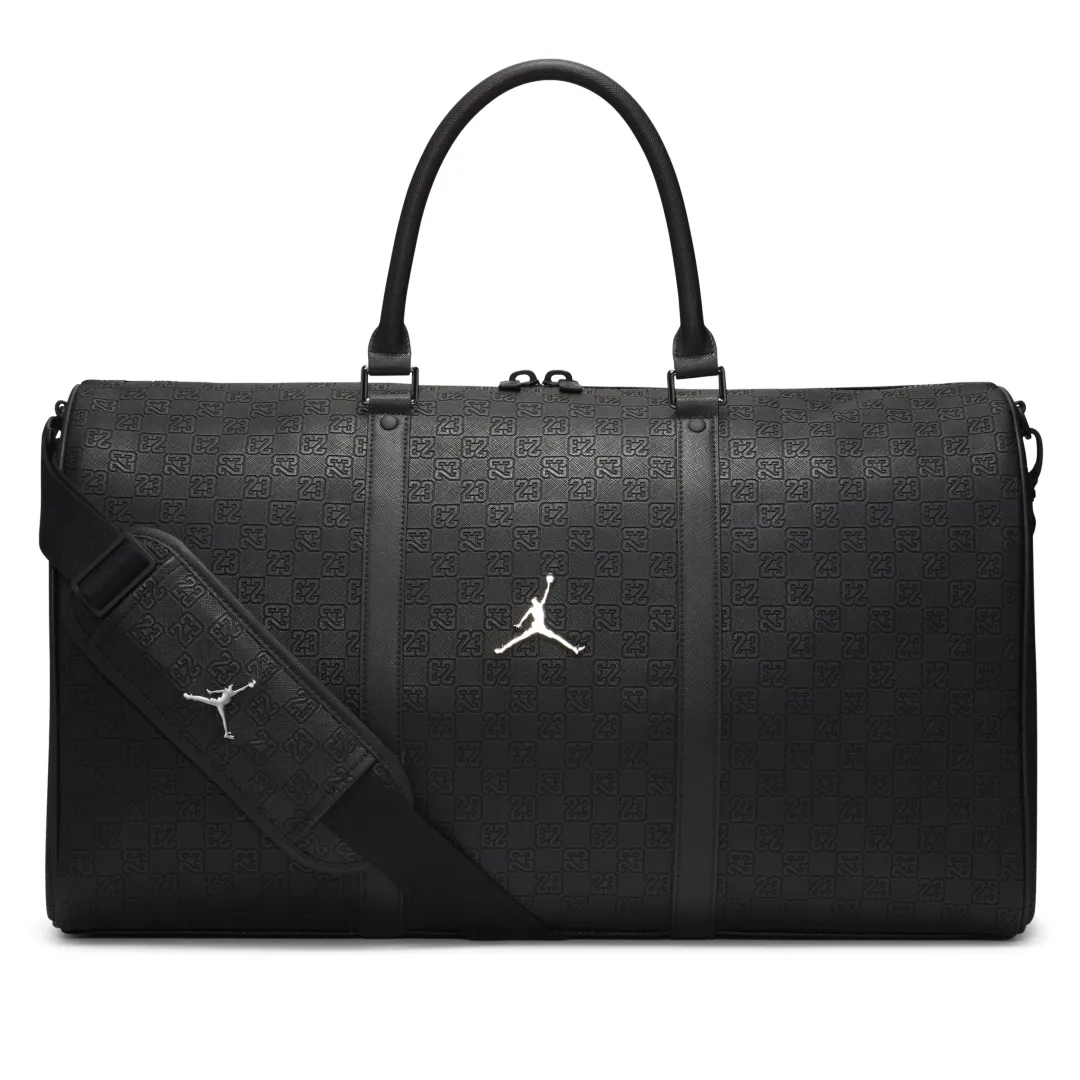 Nike Jordan Monogram Duffle Bag (40L) - Black | HV1614-010 | FOOTY.COM