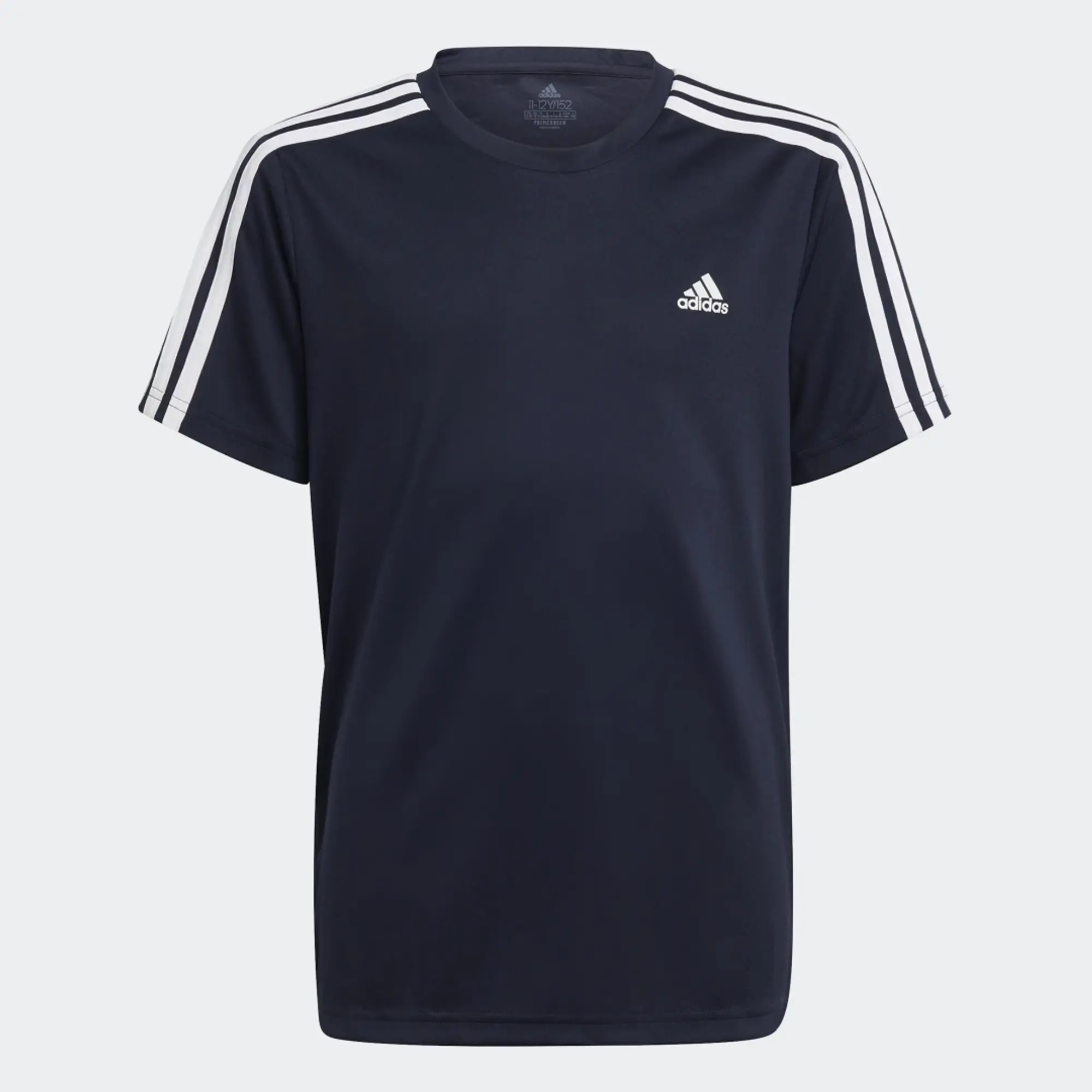 adidas Boys Designed 2 Move 3-Stripes T-Shirt