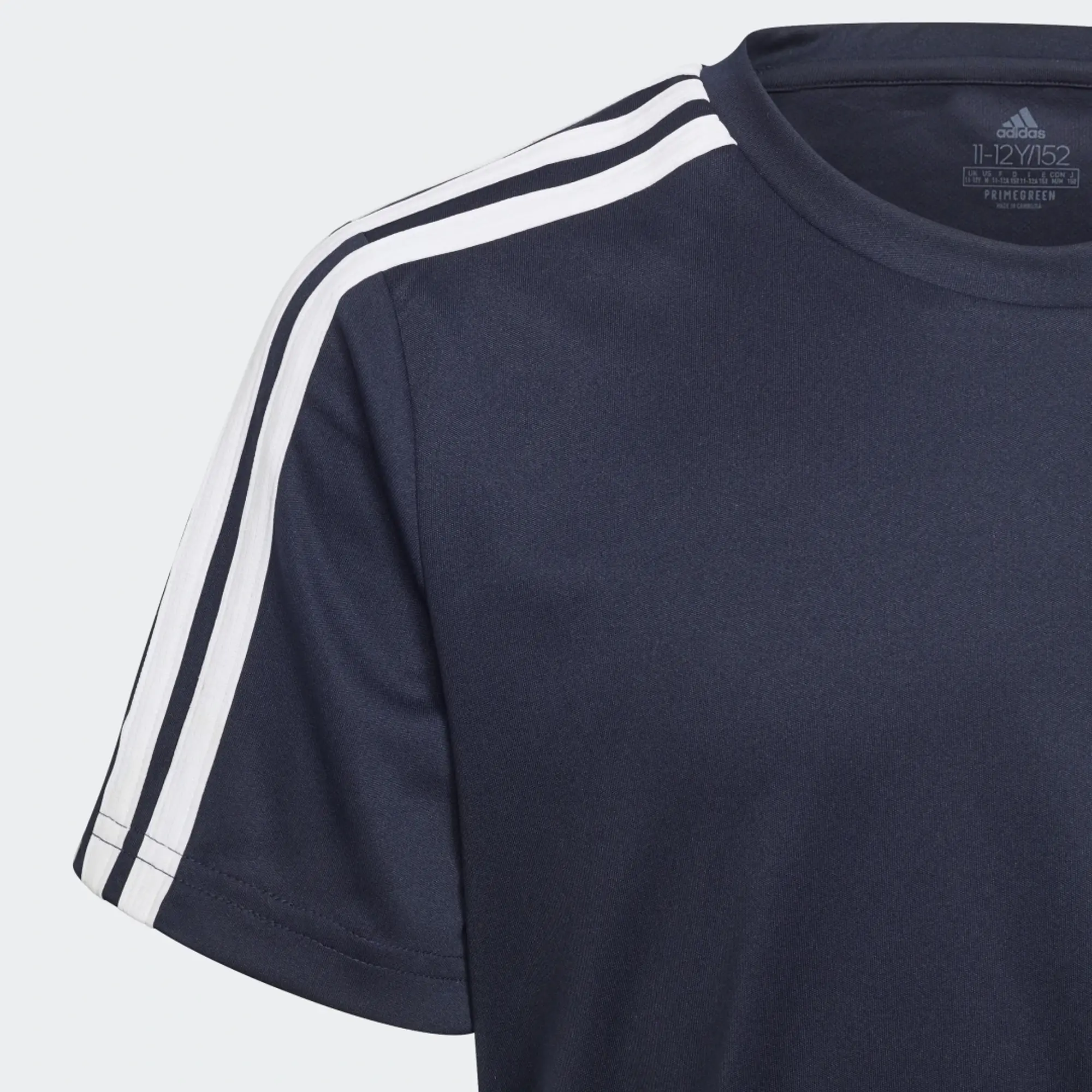 adidas Boys Designed 2 Move 3-Stripes T-Shirt