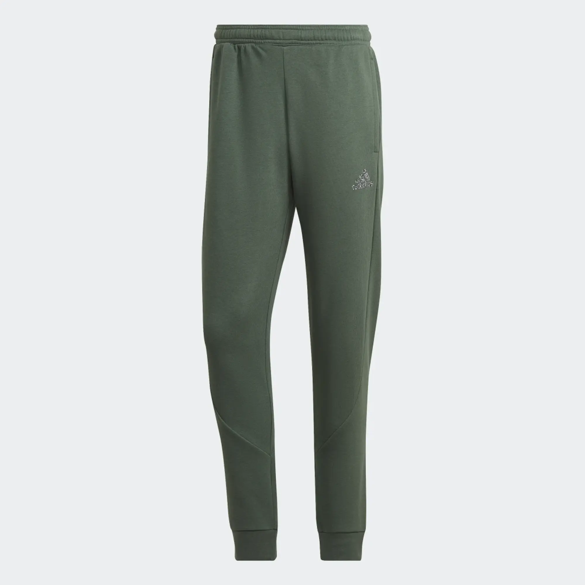 adidas Stadium Fleece Badge of Sport Cuffed Joggers
