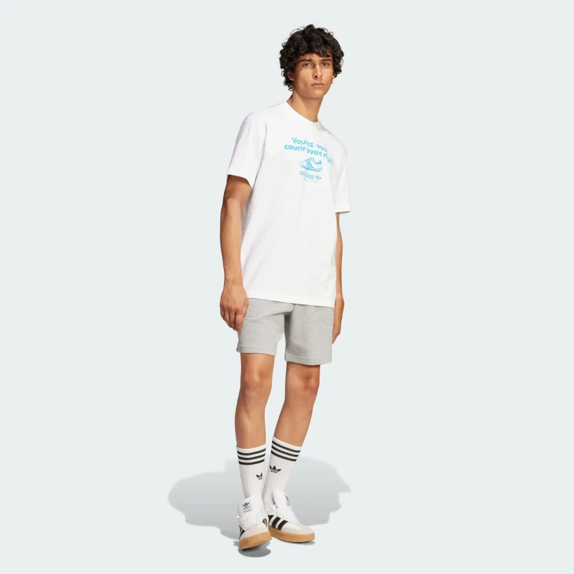 adidas Originals Voulez-Vous Graphic T-Shirt, White