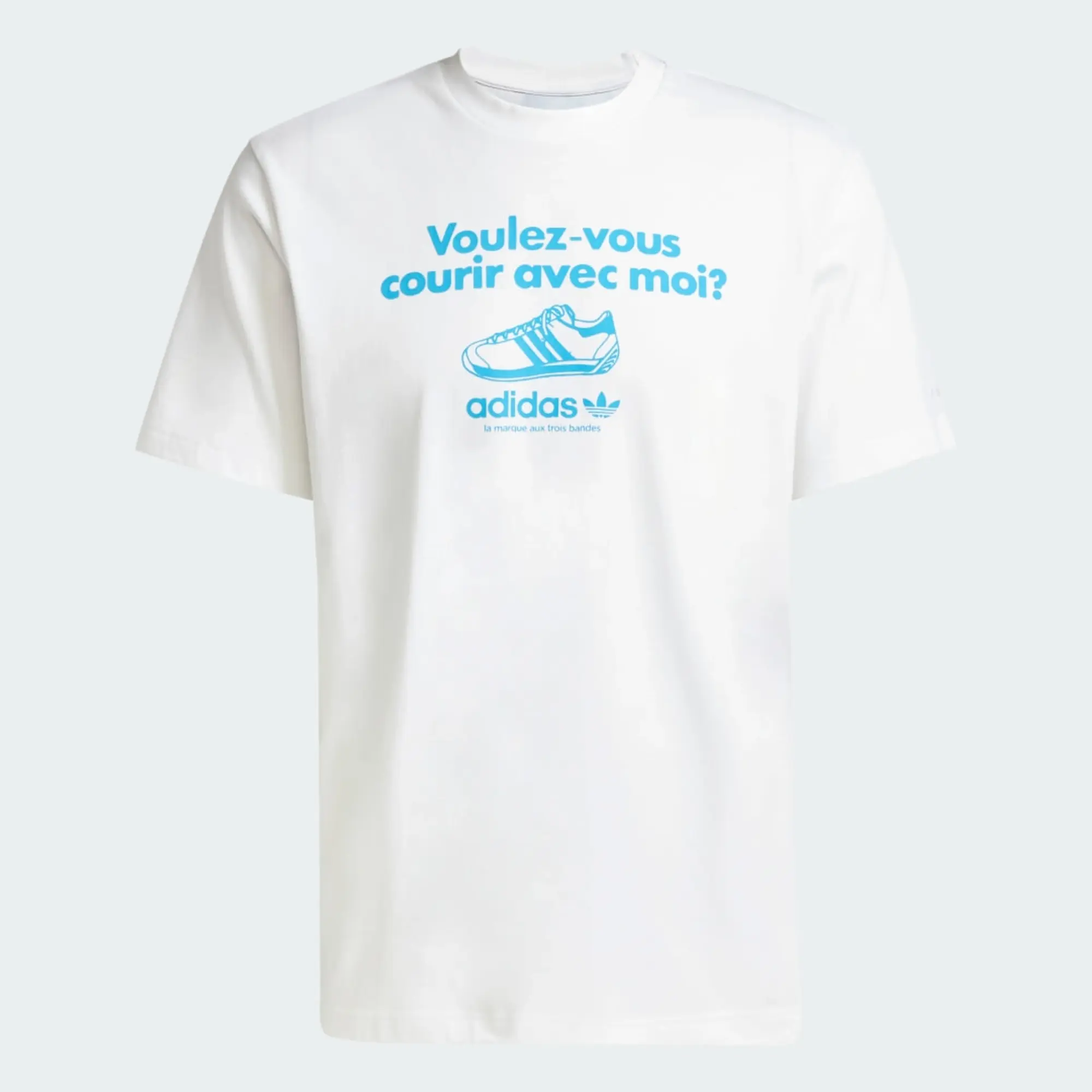 adidas Originals Voulez-Vous Graphic T-Shirt, White