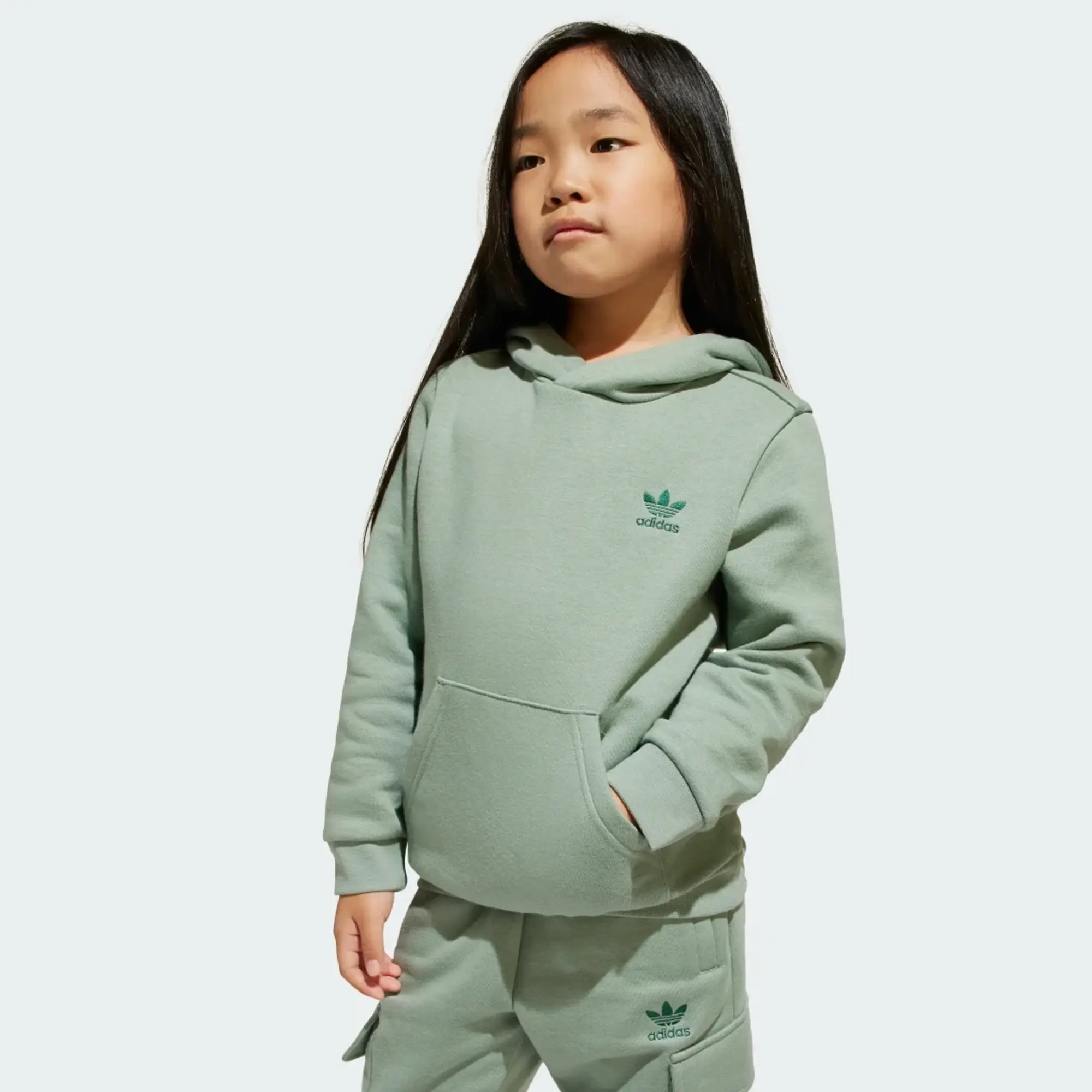 adidas 1/2 Zip Hoodie Cargo Set Kids