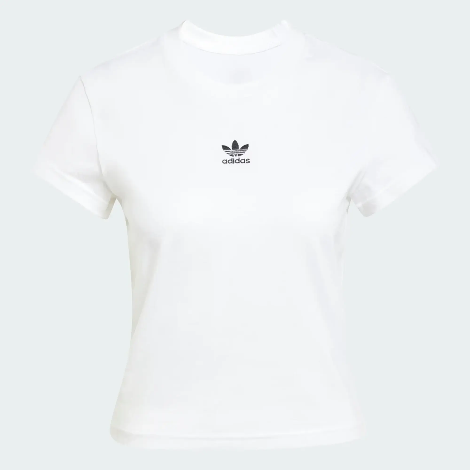 adidas Originals Trefoil Essentials Slim T-Shirt - White - Womens