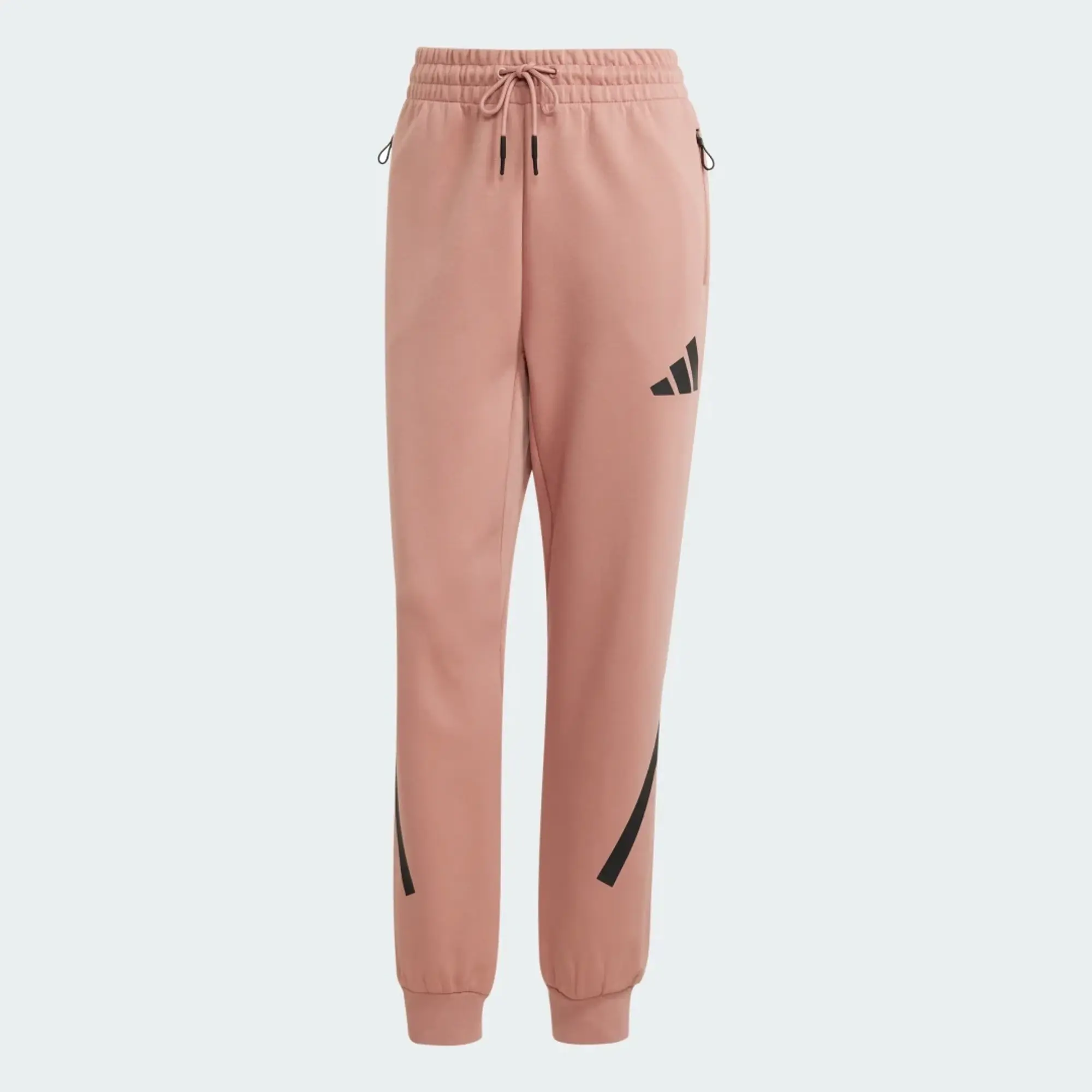 Manchester United x adidas Womens Z.N.E. Tracksuit Bottoms Pink